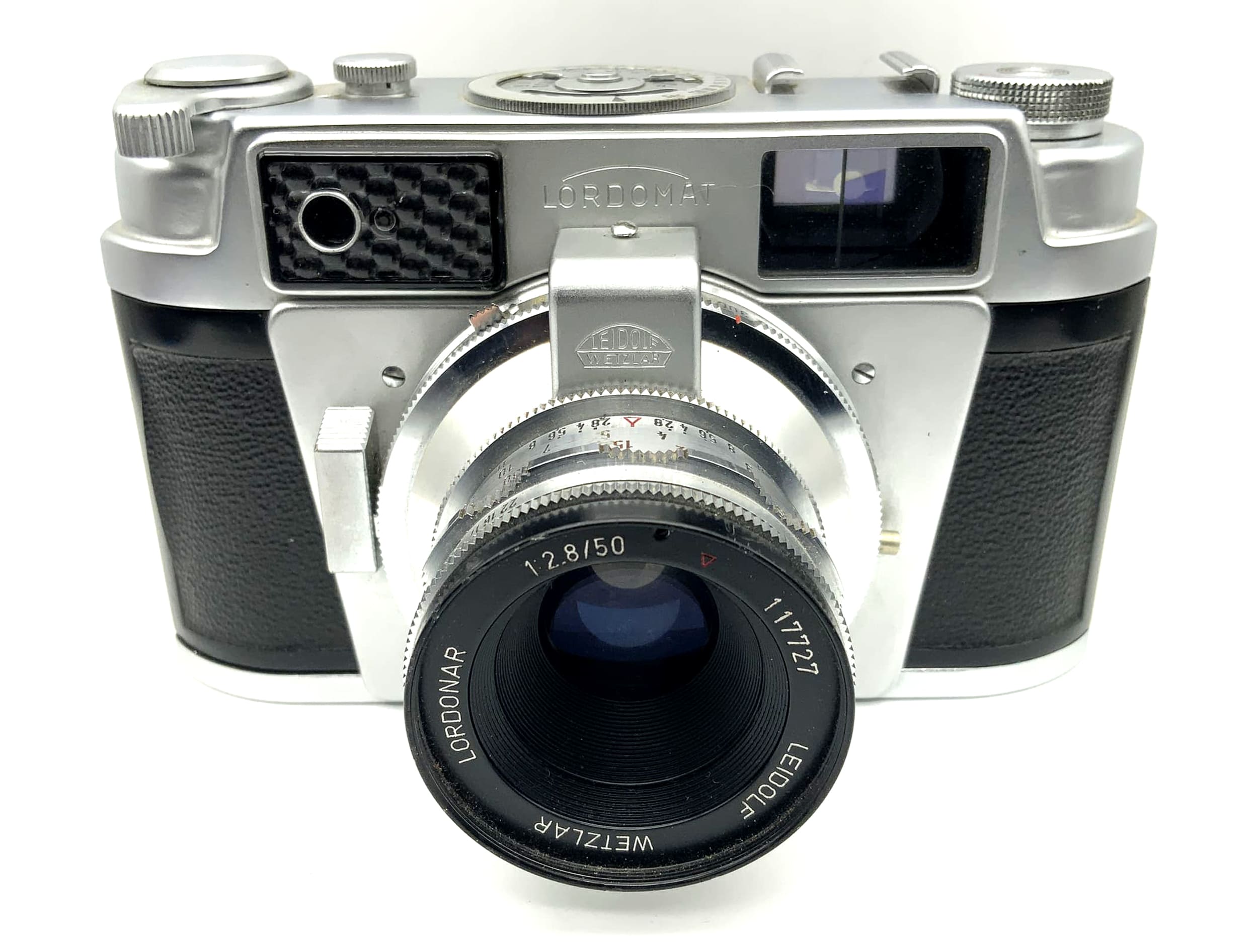 Leidolf Lordomat SLE mit Lordonar 1:2.8 f=50mm Prontor-SVS !Beli defekt!