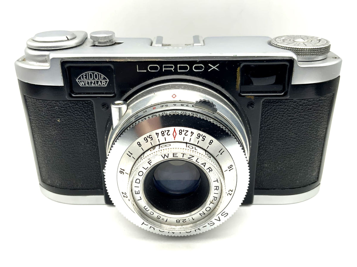 Leidolf Lordox rangefinder camera with Triplon 1:2.8 f=5cm Prontor-SVS 35mm