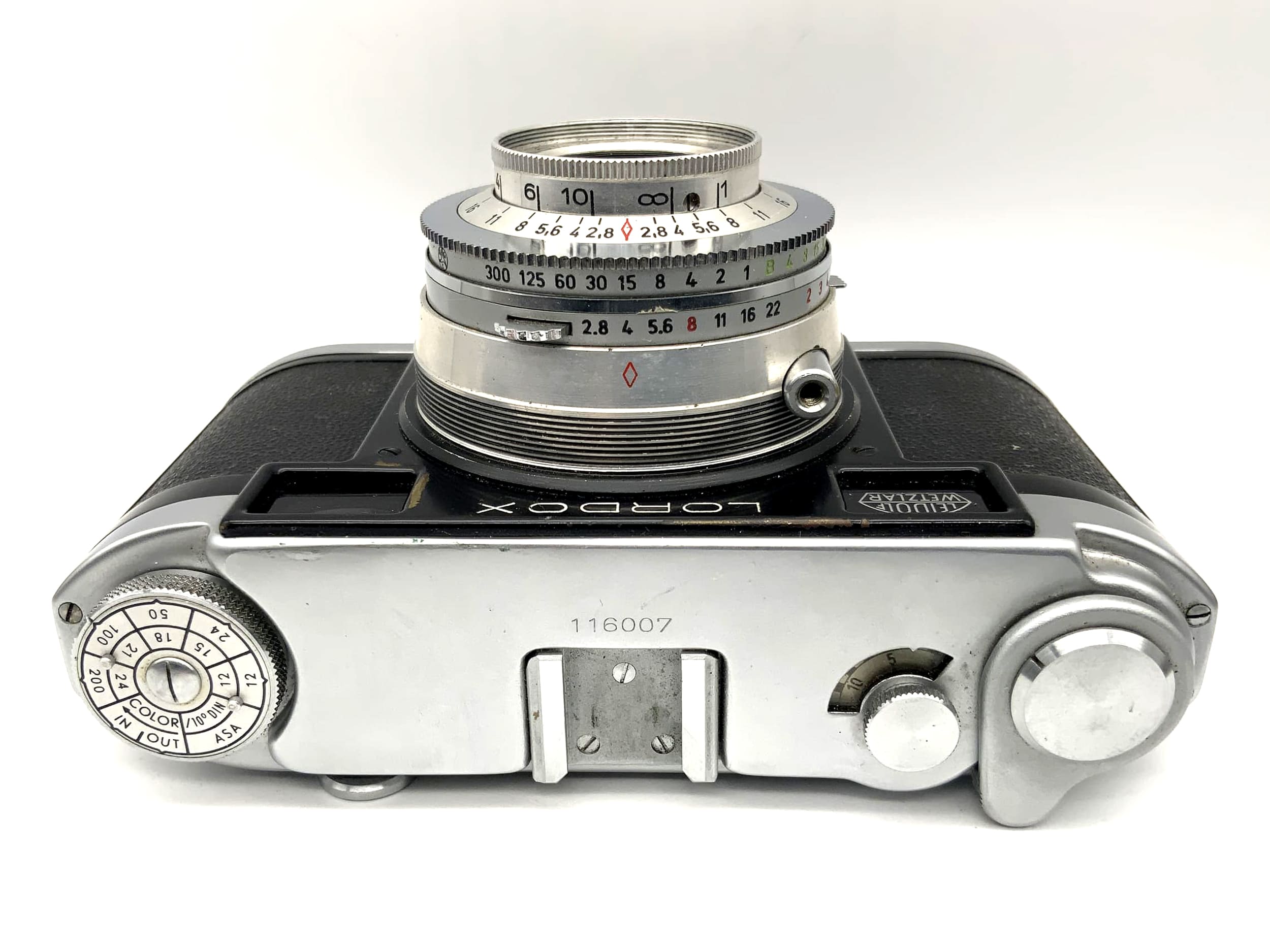 Leidolf Lordox Sucherkamera mit Triplon 1:2.8 f=5cm Prontor-SVS 35mm