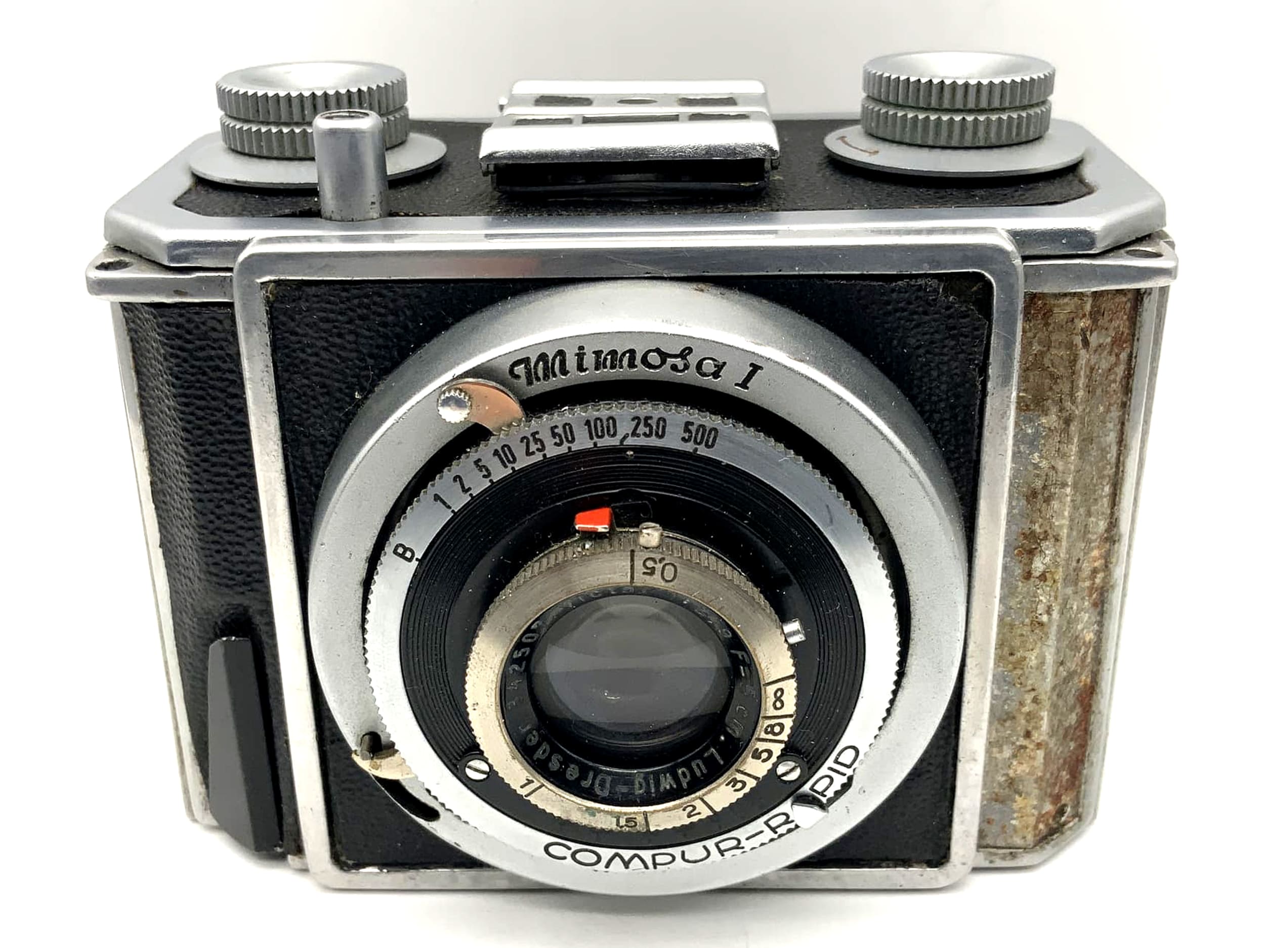 Mimosa I Sucherkamera mit Victar 1:2.9 F=5cm Compur Rapid 35mm