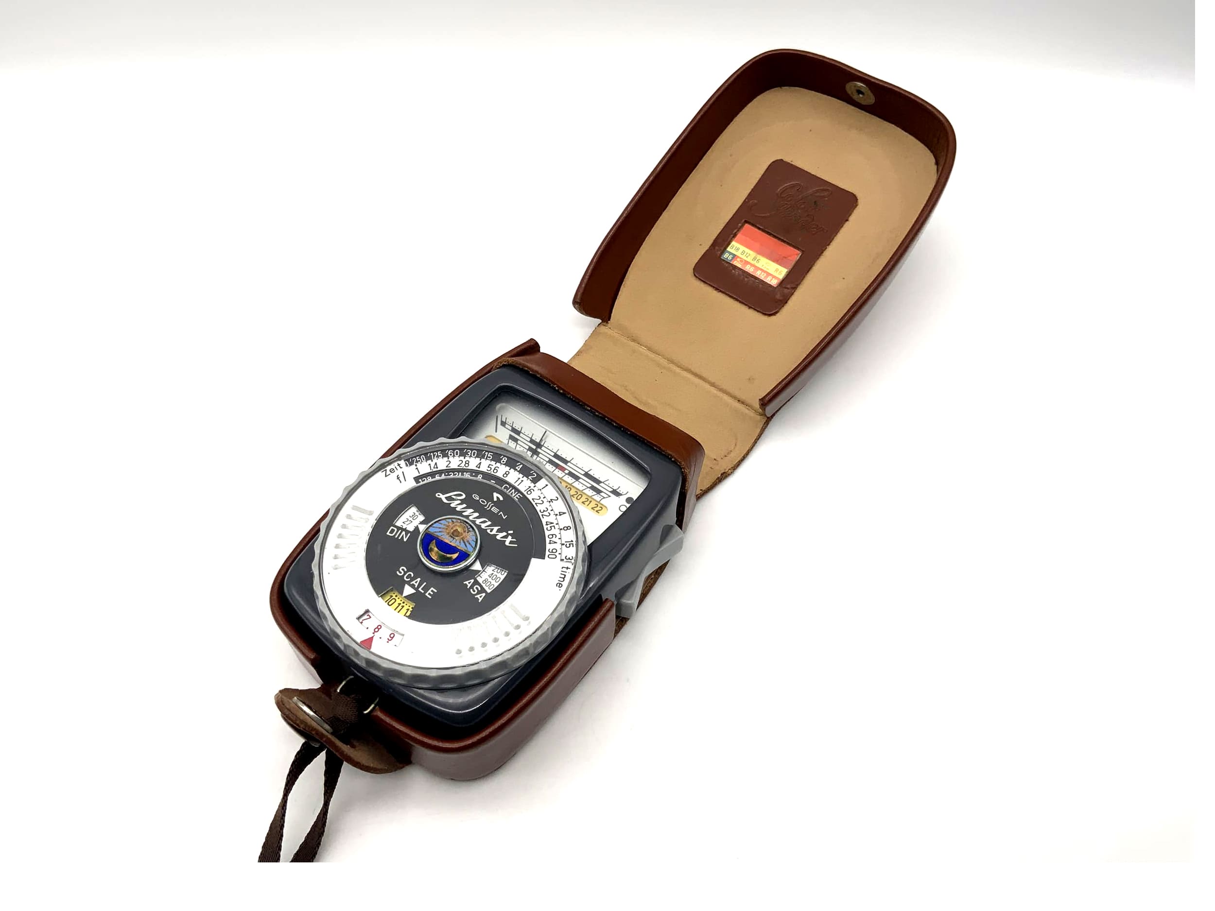 Gossen Lunasix Belichtungsmesser mit Tasche Lichtmesser light meter Lichtmeter