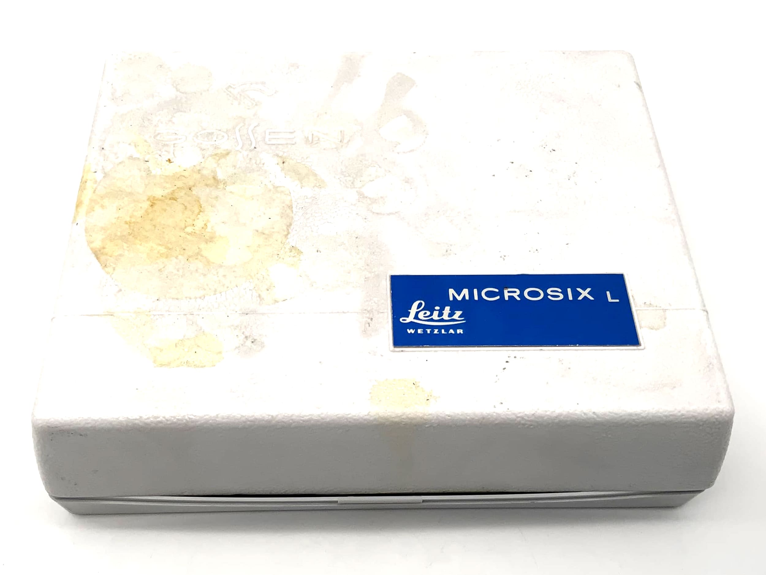 Gossen Microsix L Belichtungsmesser mit OVP Leitz Wetzlar Lichtmesser