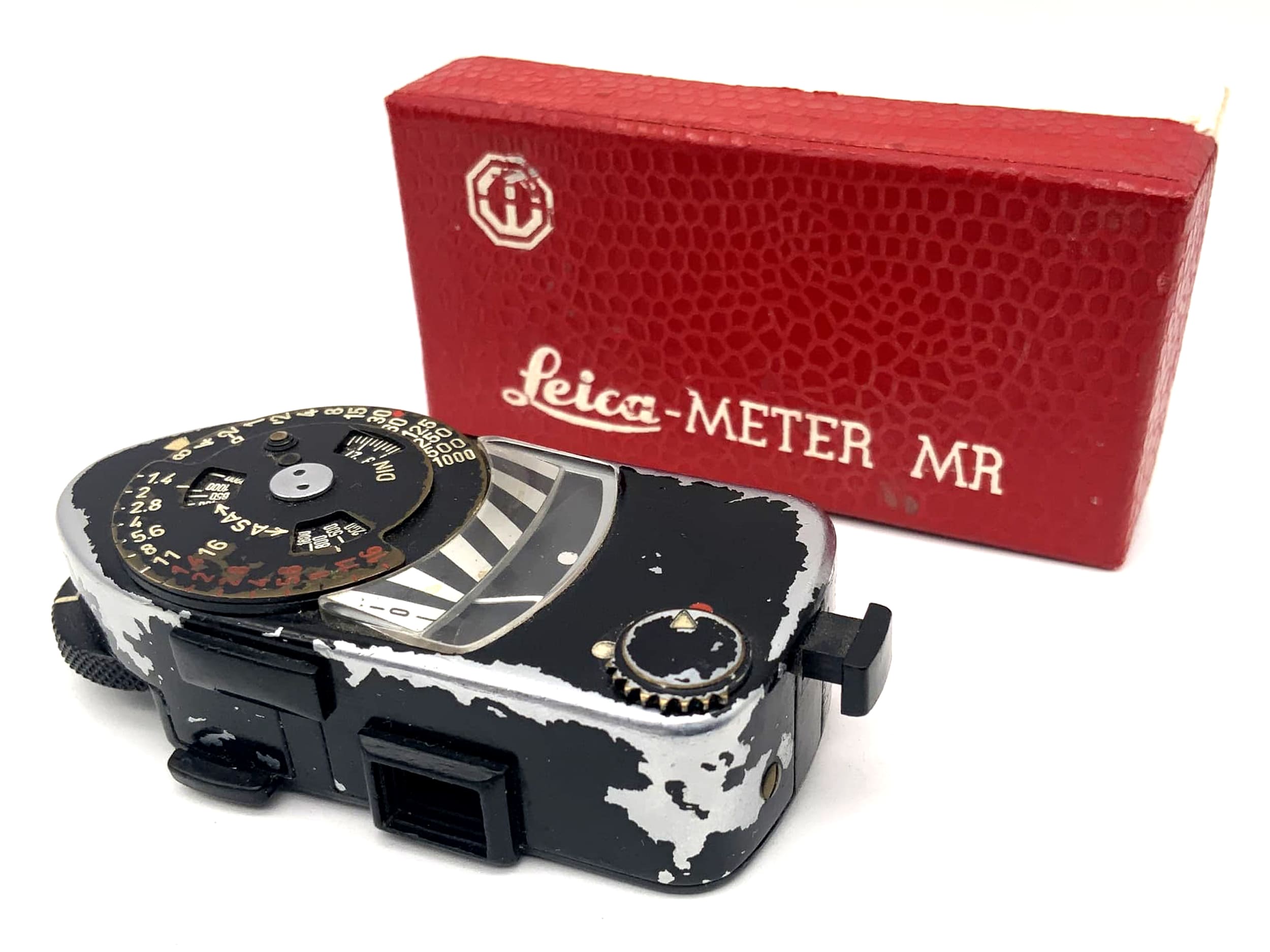Leica Meter MR Belichtungsmesser Metrawatt für Leica M Modelle schwarz in OVP