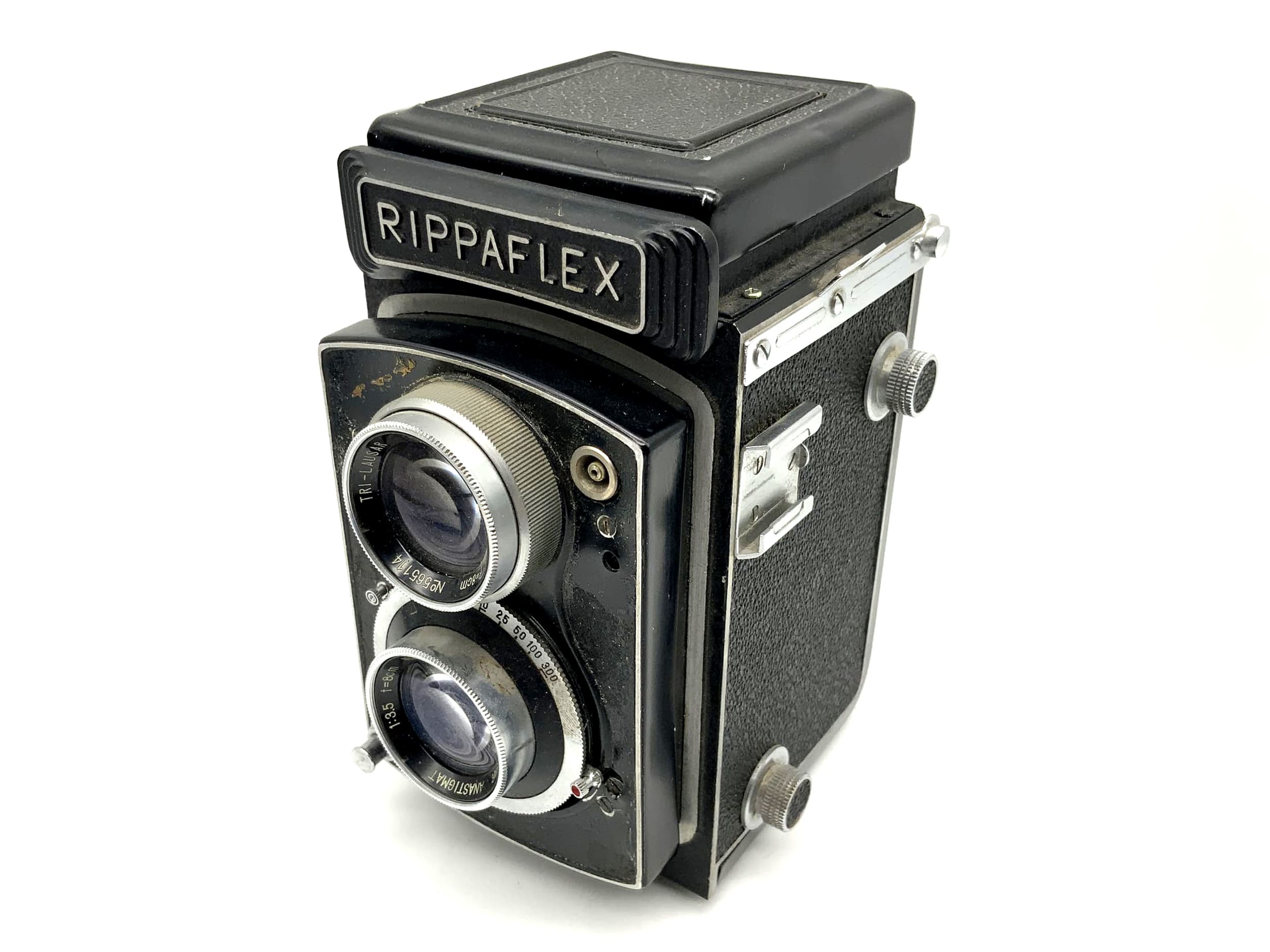 Yamato Rippaflex TLR avec Tri-Lausar Anastigmat 1:3,5 f=8cm moyen format