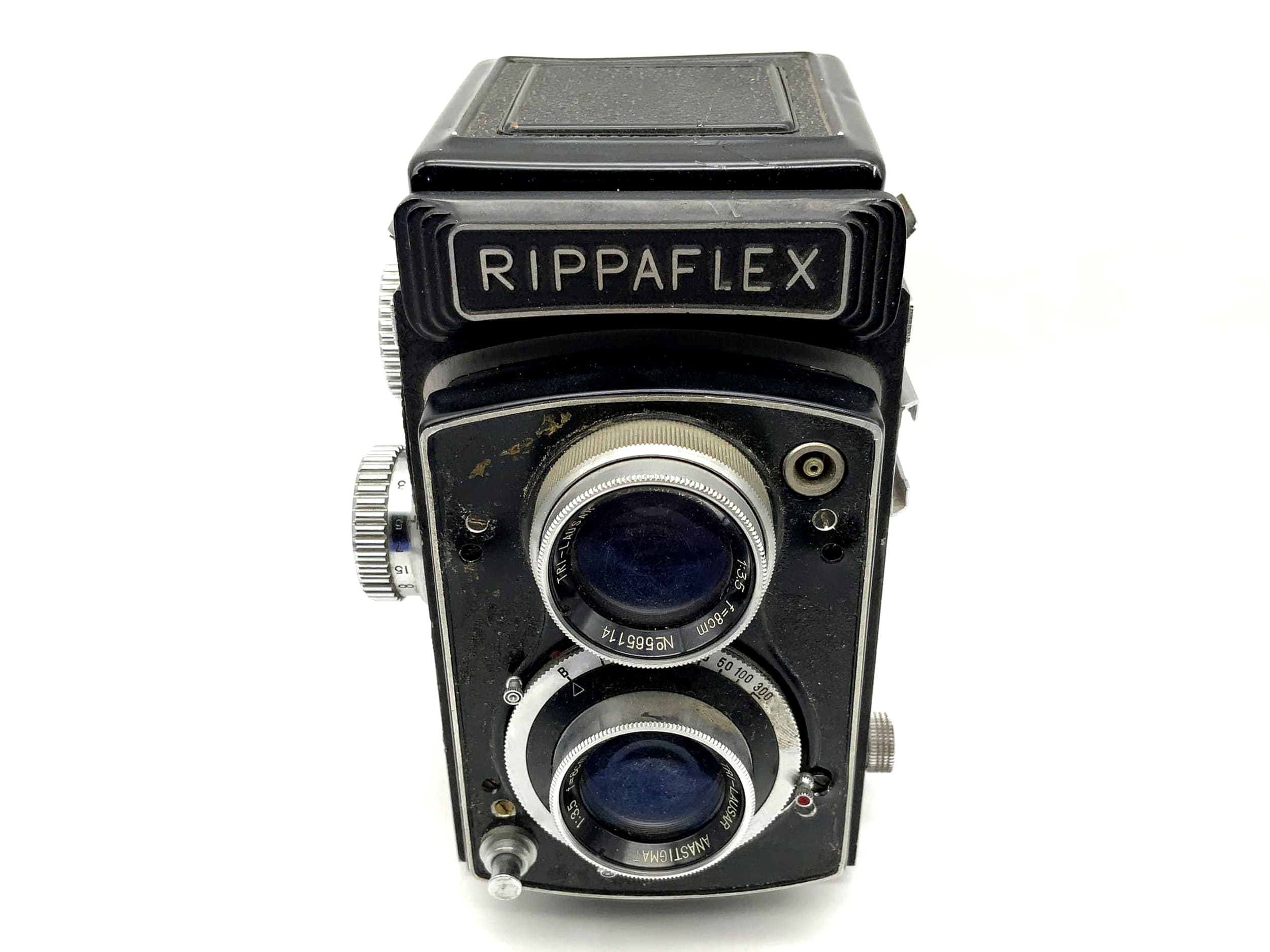 Yamato Rippaflex TLR mit Tri-Lausar Anastigmat 1:3.5 f=8cm Mittelformat