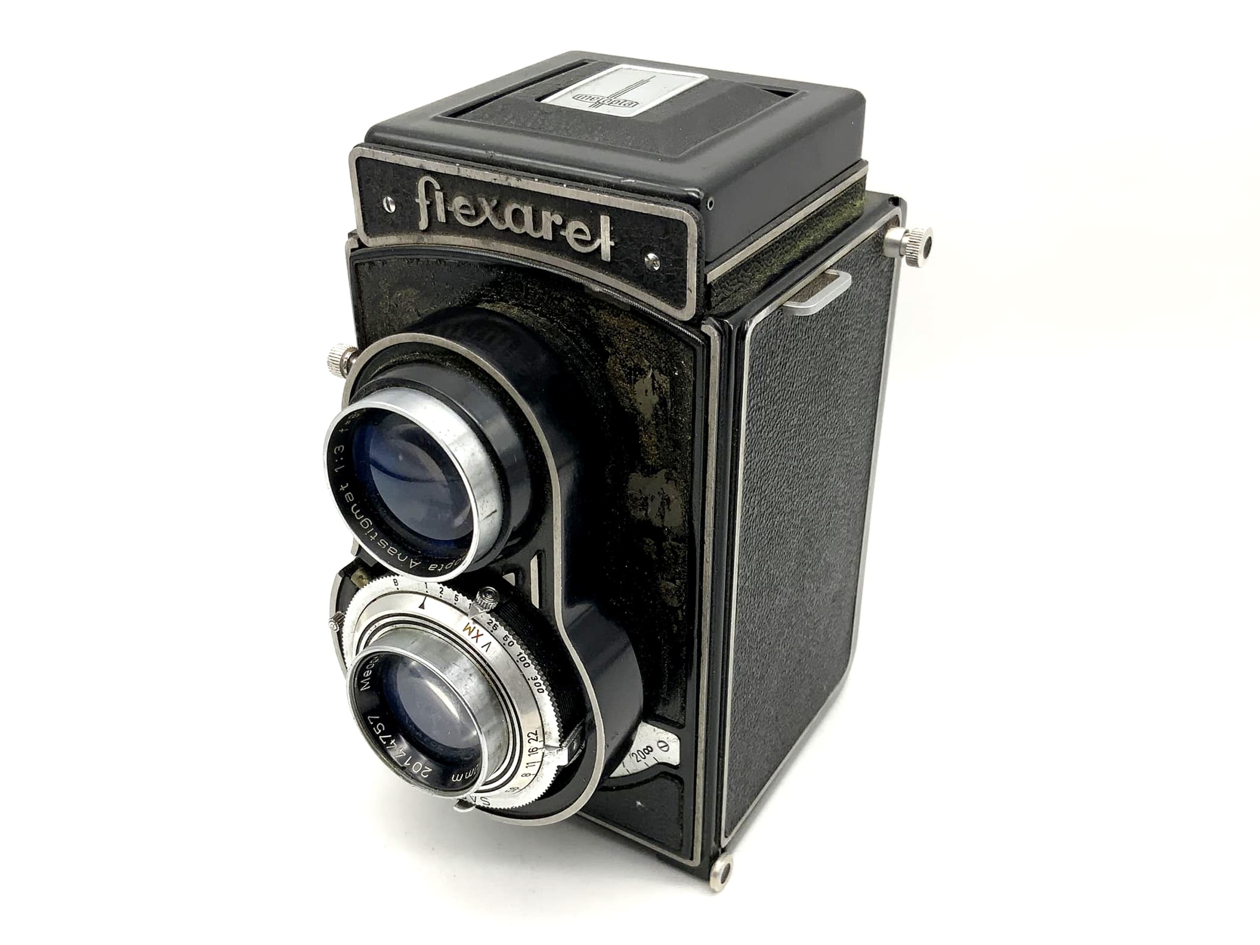 Meopta Flexaret IV TLR mit Belar 1:3.5 f=80mm Prontor-SVS zweiäugige Kamera