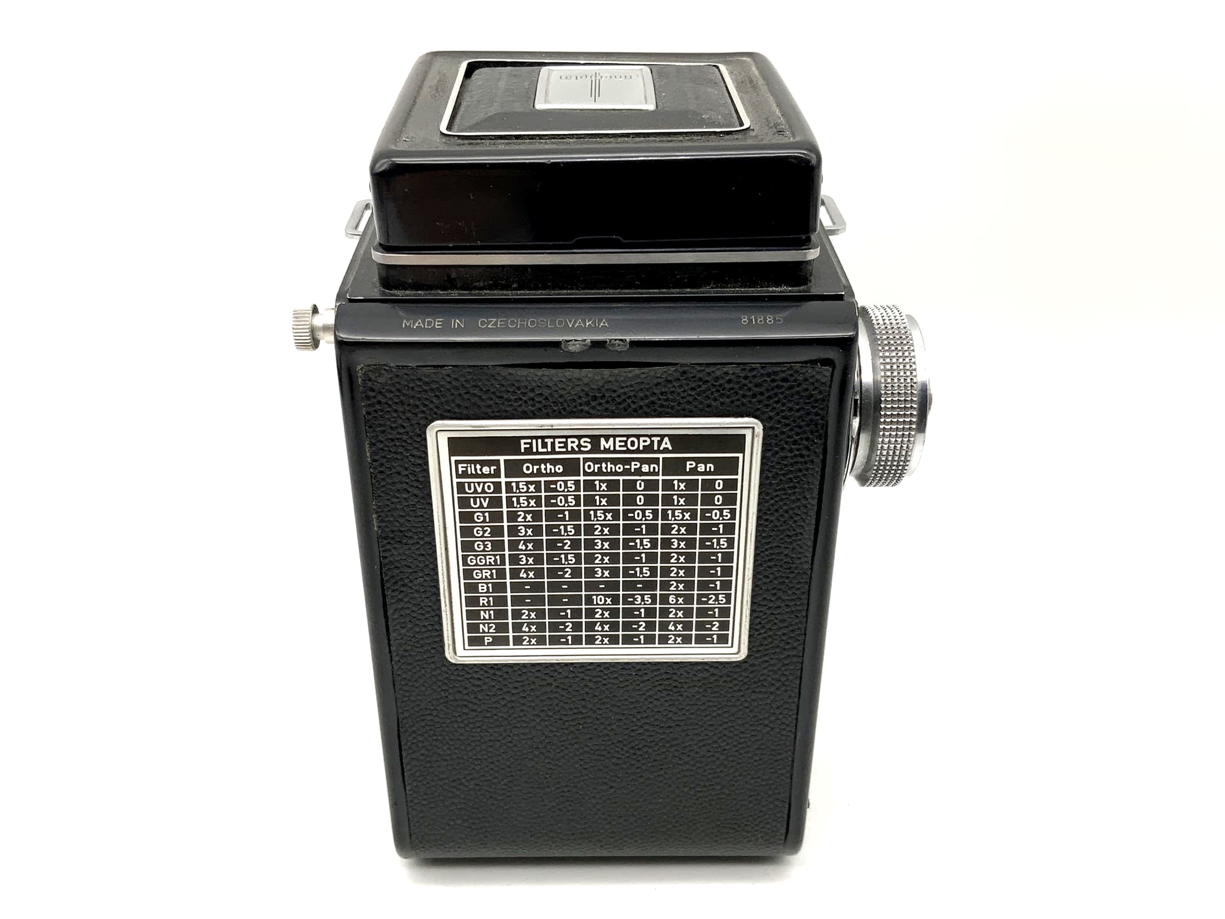 Meopta Flexaret Automat IVa TLR mit Belar 3.5/80 Compur Tapeten Rollei F&H 6x6