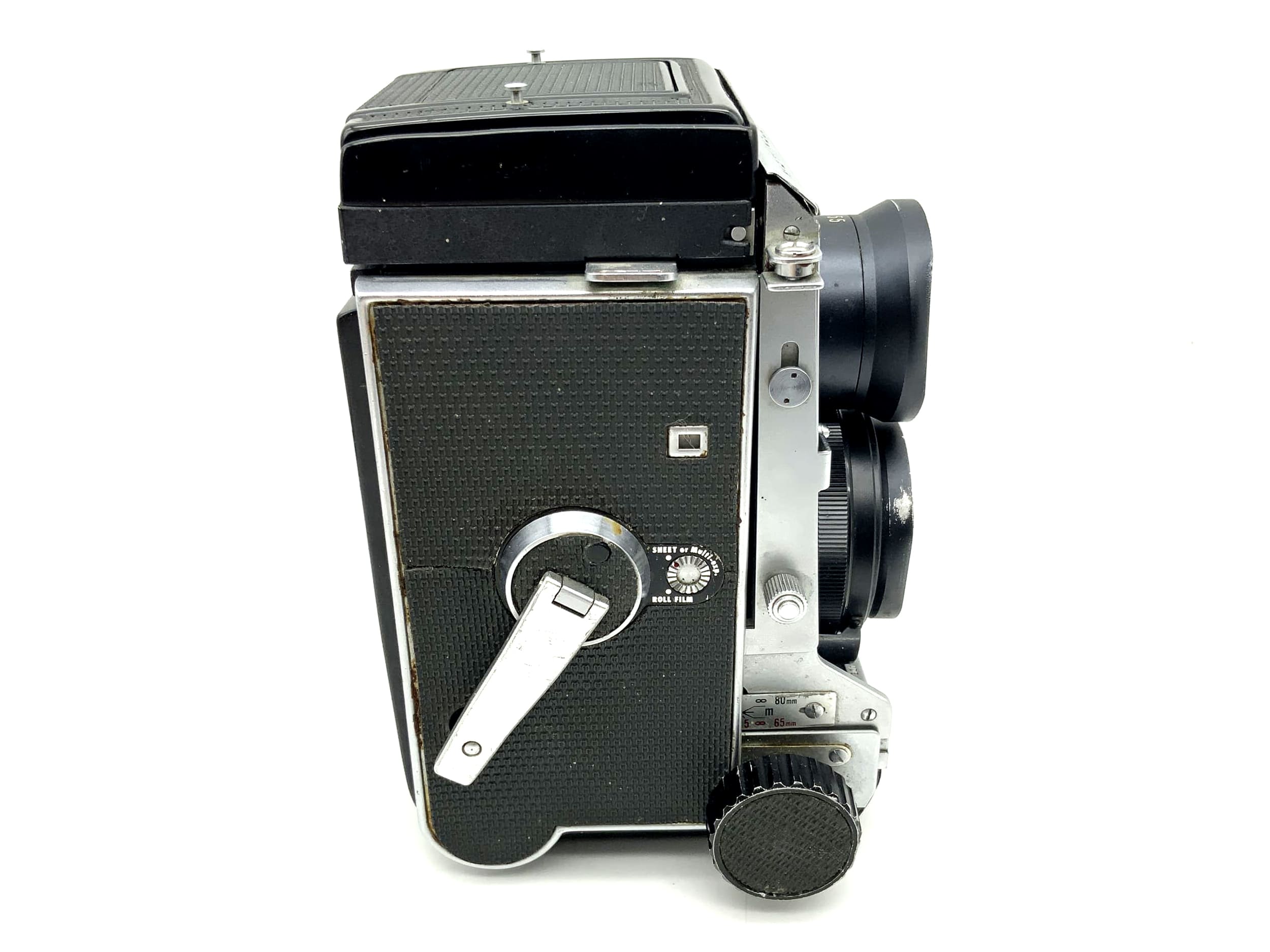 Mamiya C3 professional TLR mit Mamiya Sekor 4.5/55mm 6x6 Gehäuse Fallschaden