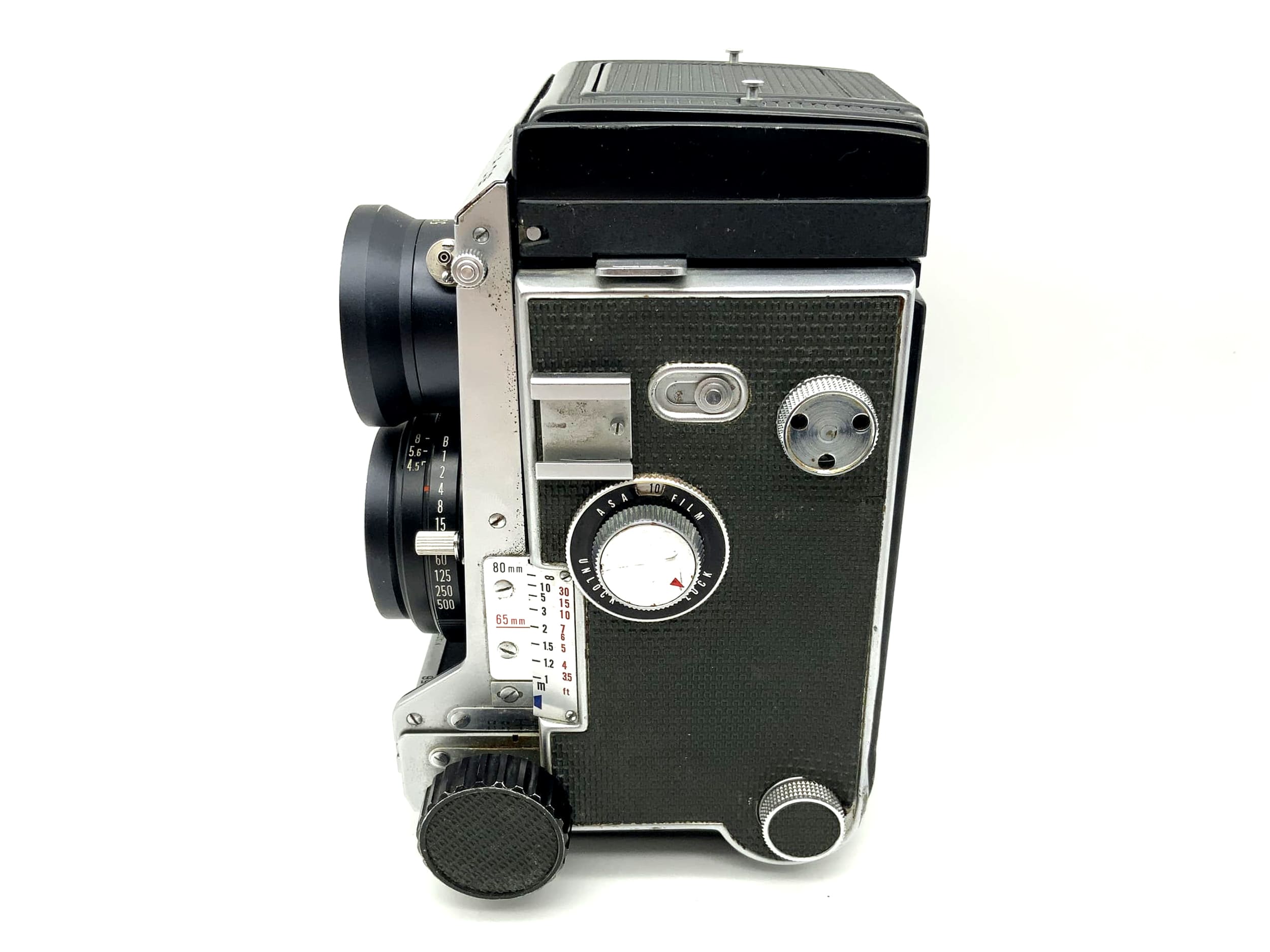 Mamiya C3 professional TLR mit Mamiya Sekor 4.5/55mm 6x6 Gehäuse Fallschaden