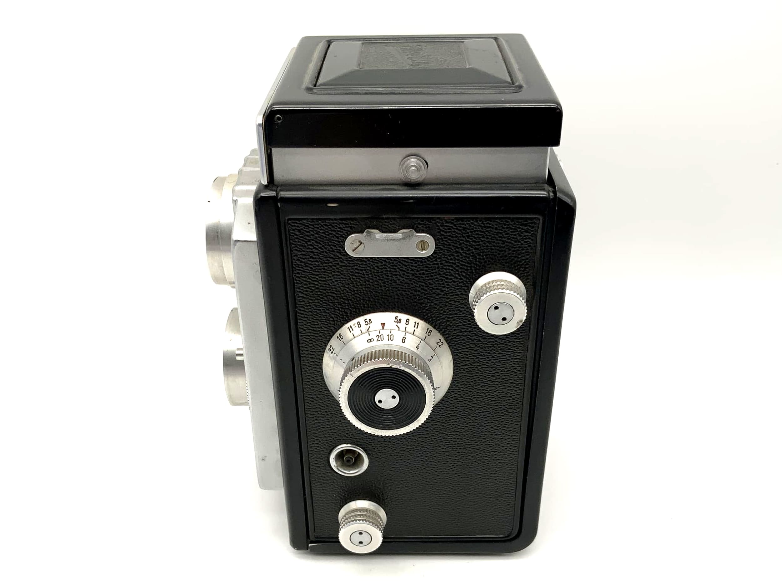 Welta Weltaflex TLR mit E.Ludwig Meritar 1:3.5 f=75mm red V Vebur