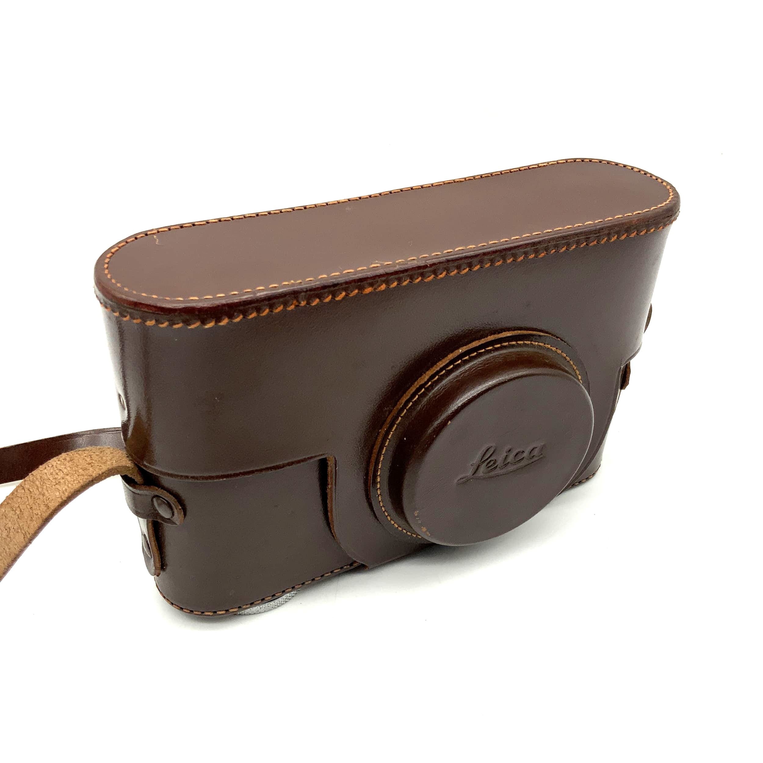 Leica Bereitschaftstasche braun Leder Kameratasche 3/8 screw