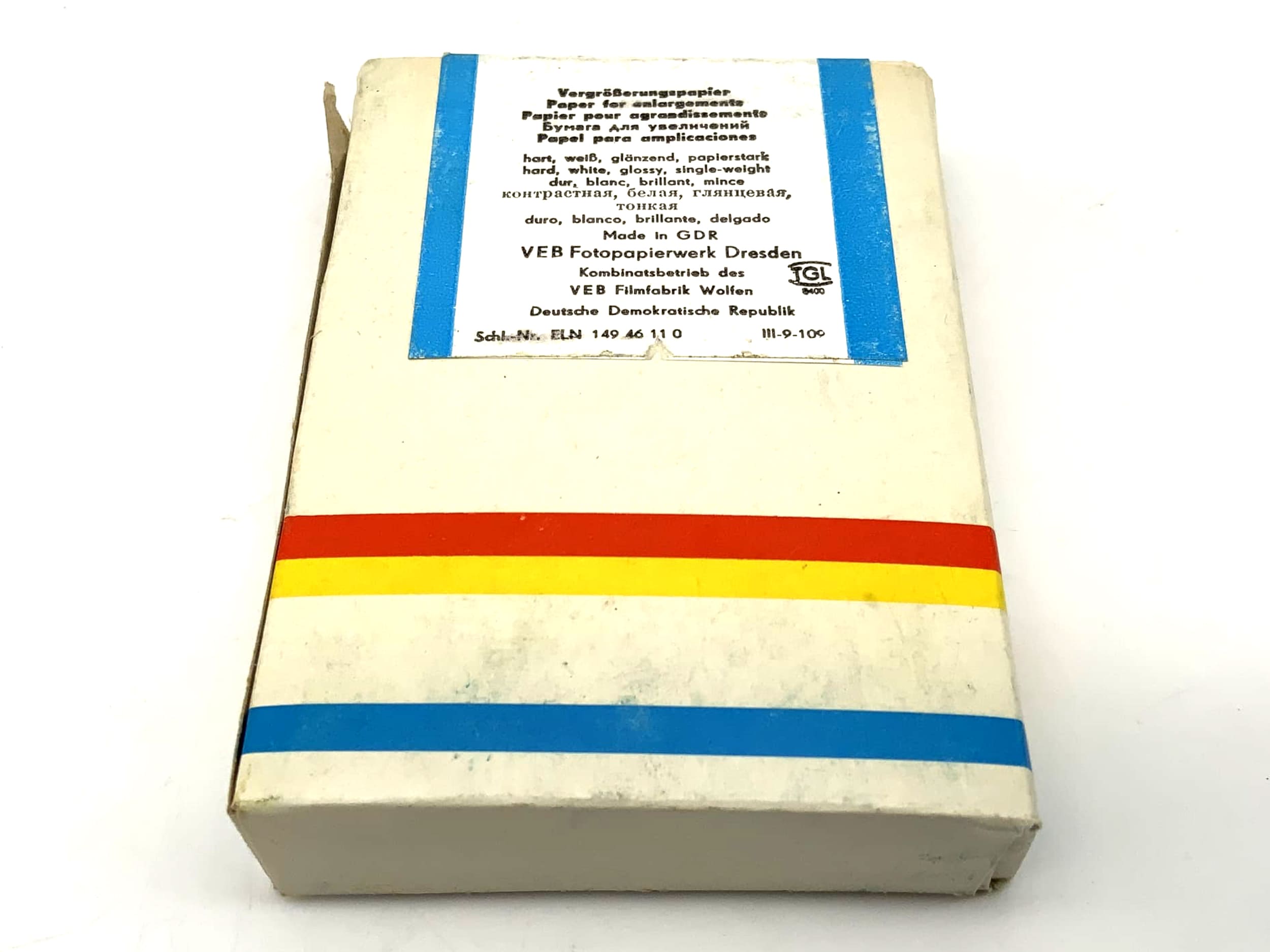 ORWO Photo Paper BH1 100 Sheets 7.4x10.5cm New Universal BH1 Enlarging Paper