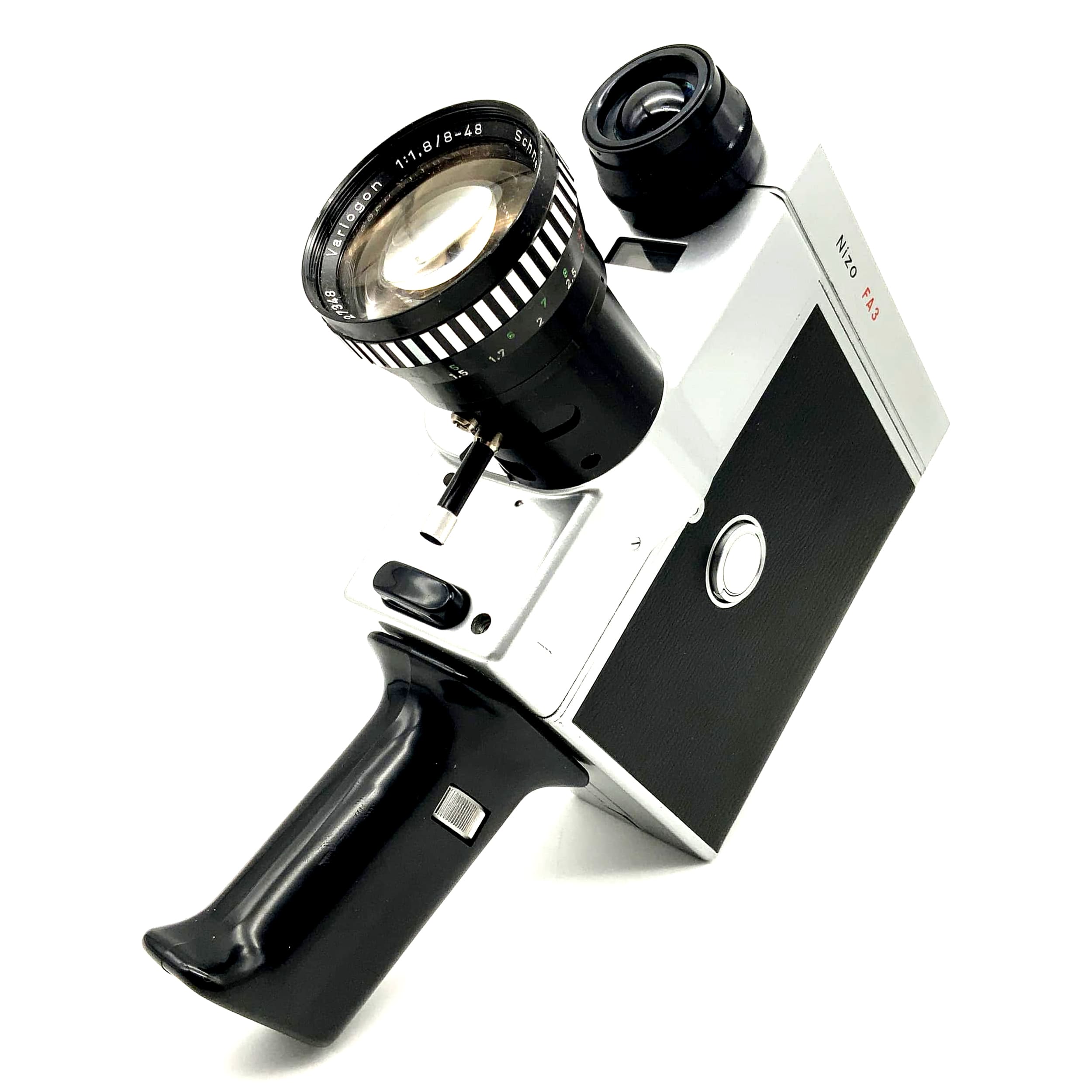 Braun Nizo FA3 Filmkamera Schneider Kreuznach Variogon 1:1.8/8-48 Super 8 Kamera