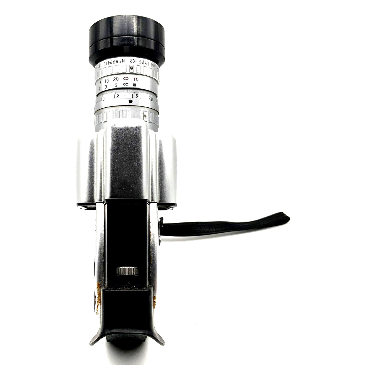 Caméra argentique Carena Zoomex avec double objectif 8 mm Angenieux Type K2 1.8//7.5-35mm