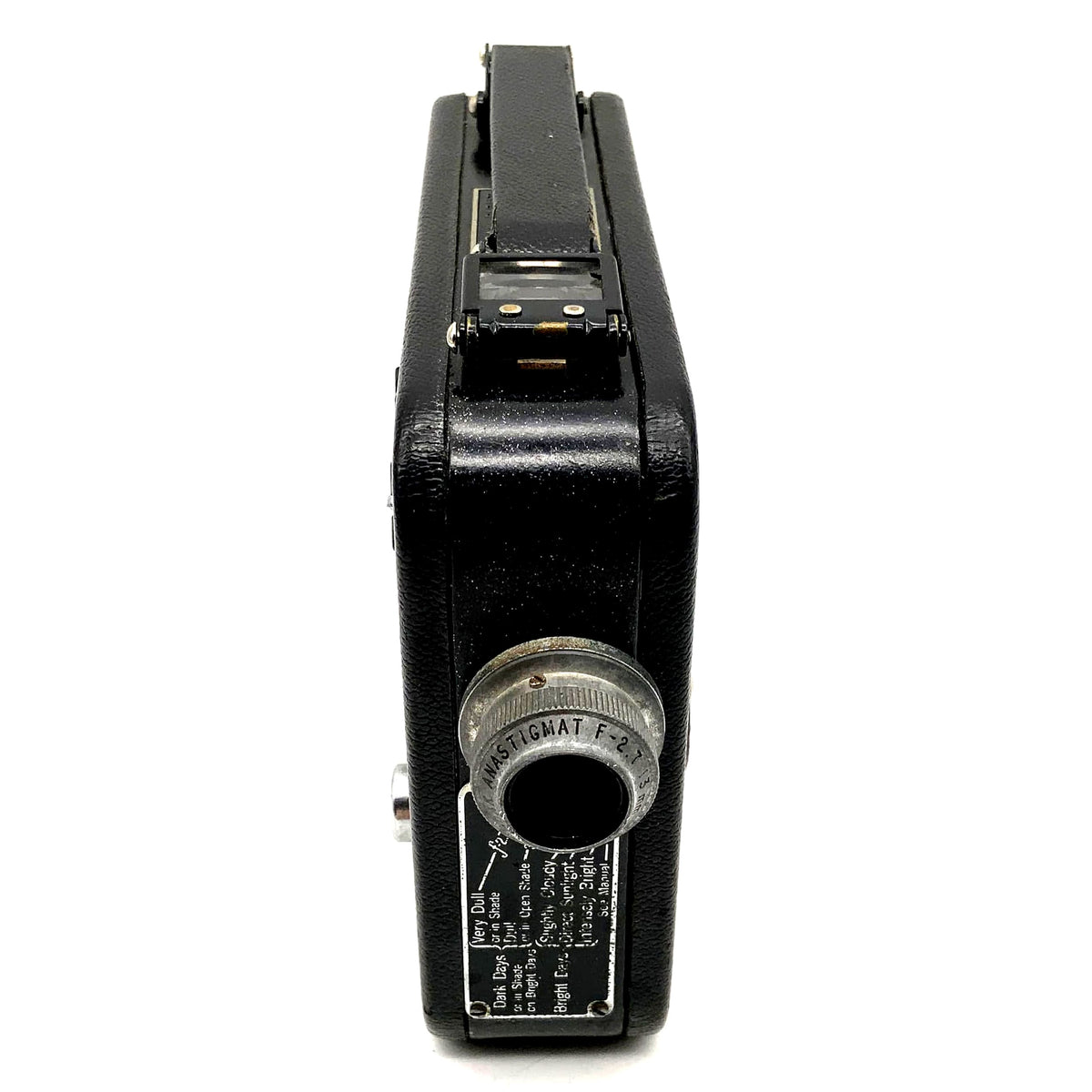 Caméra argentique Kodak Cine Eight modèle 25 avec double objectif 8 mm Anastigmat 2,7/13 mm