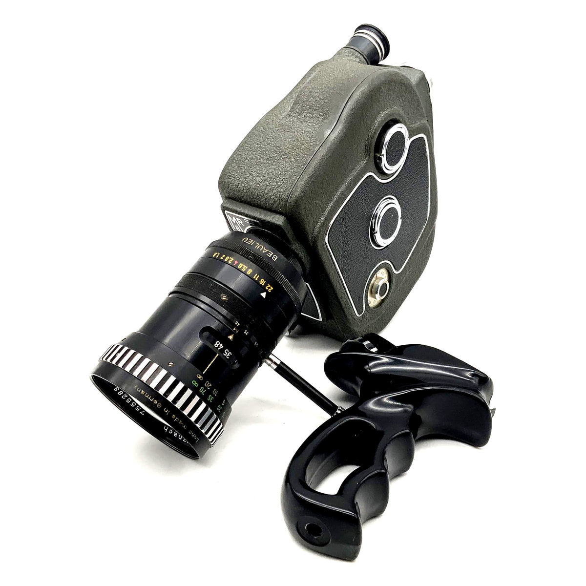 Caméra Beaulieu MR8 avec objectif Variogon 1:1.8/8-48 Super 8