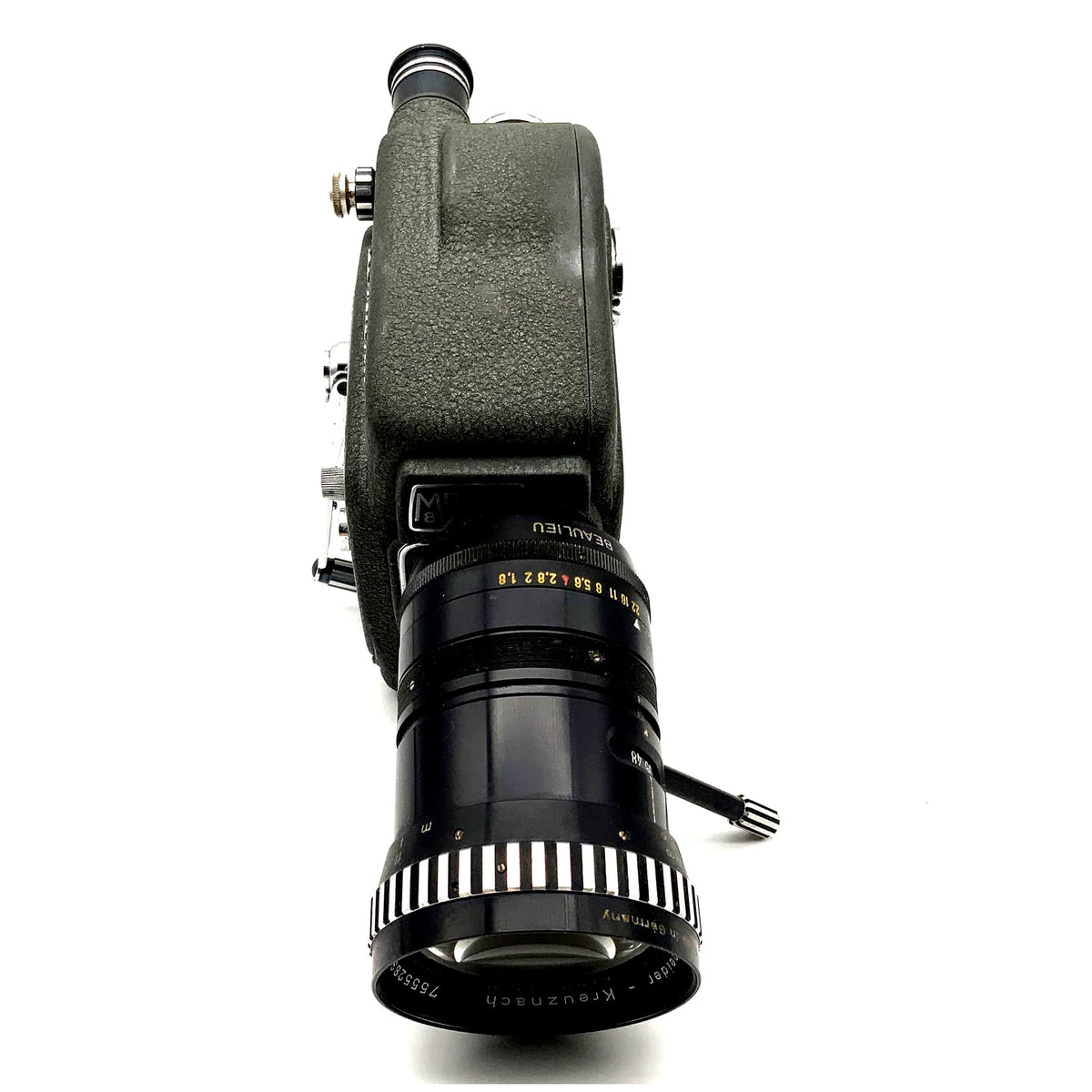 Caméra Beaulieu MR8 avec objectif Variogon 1:1.8/8-48 Super 8