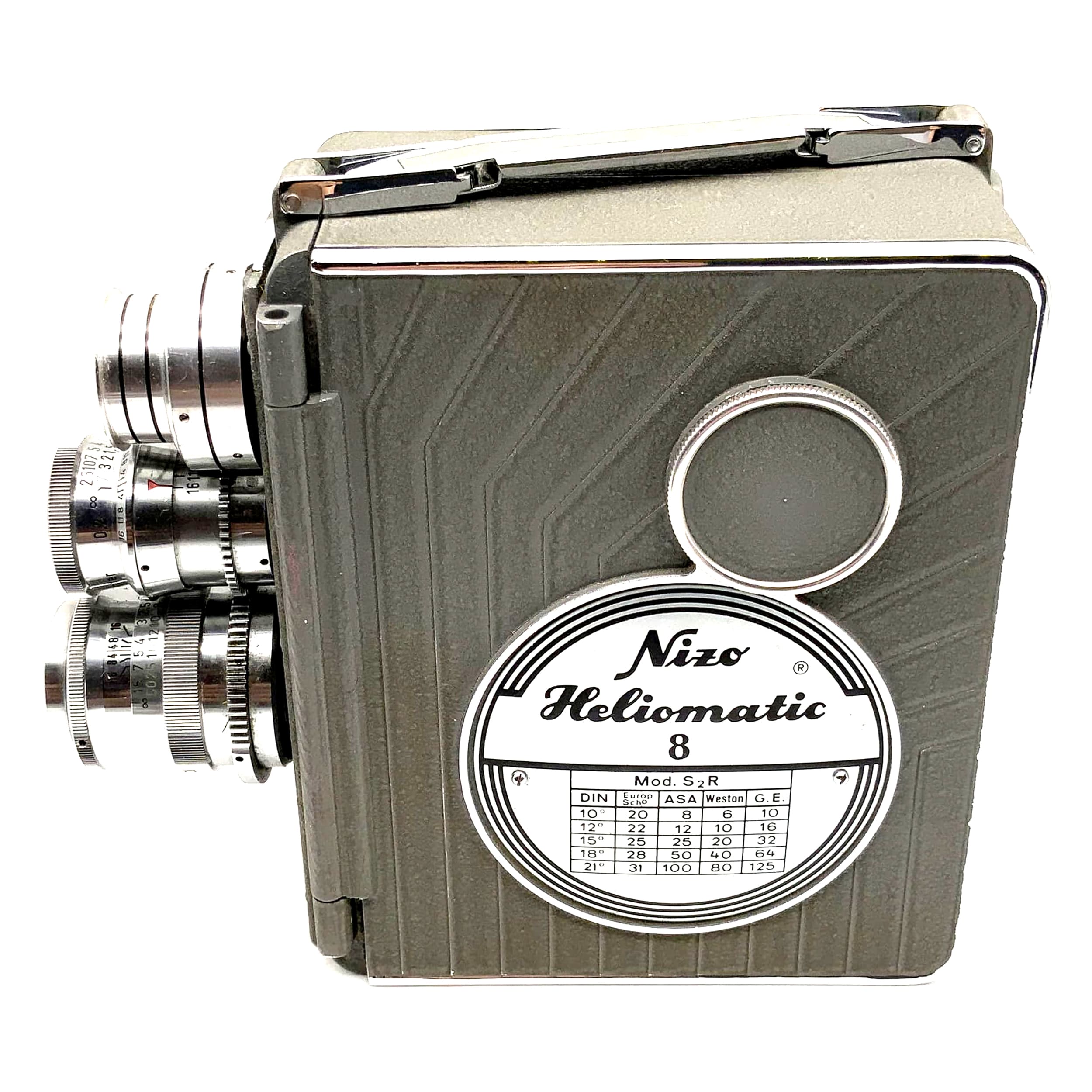 Braun Nizo Heliomatic 8 S2R Filmkamera mit Euron 1:2.8 f=37,5mm Super 8 Kamera