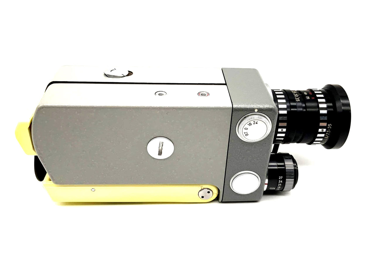 Leitz Leicina 8SV film camera with Leicina Vario 1:1.8/7.5-35mm Super 8 lens