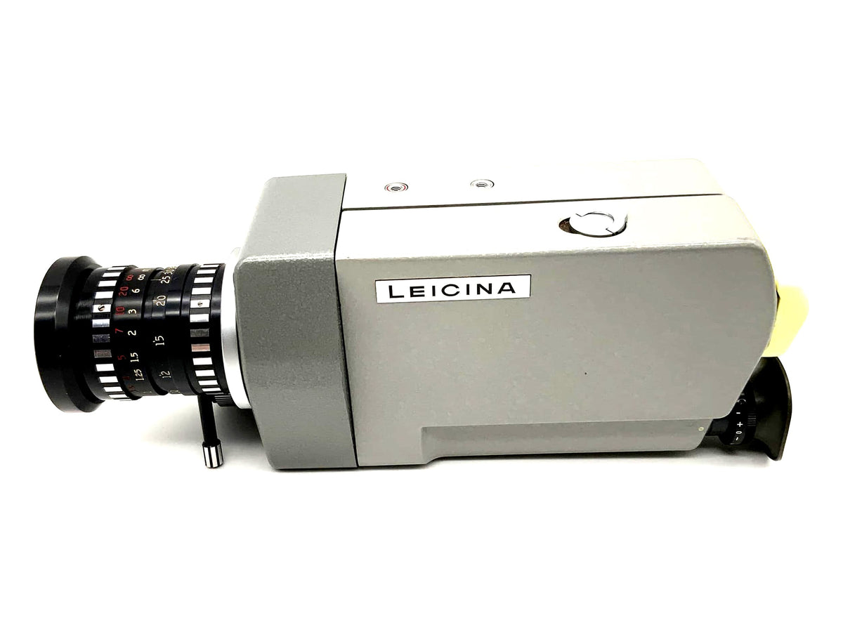 Leitz Leicina 8SV film camera with Leicina Vario 1:1.8/7.5-35mm Super 8 lens