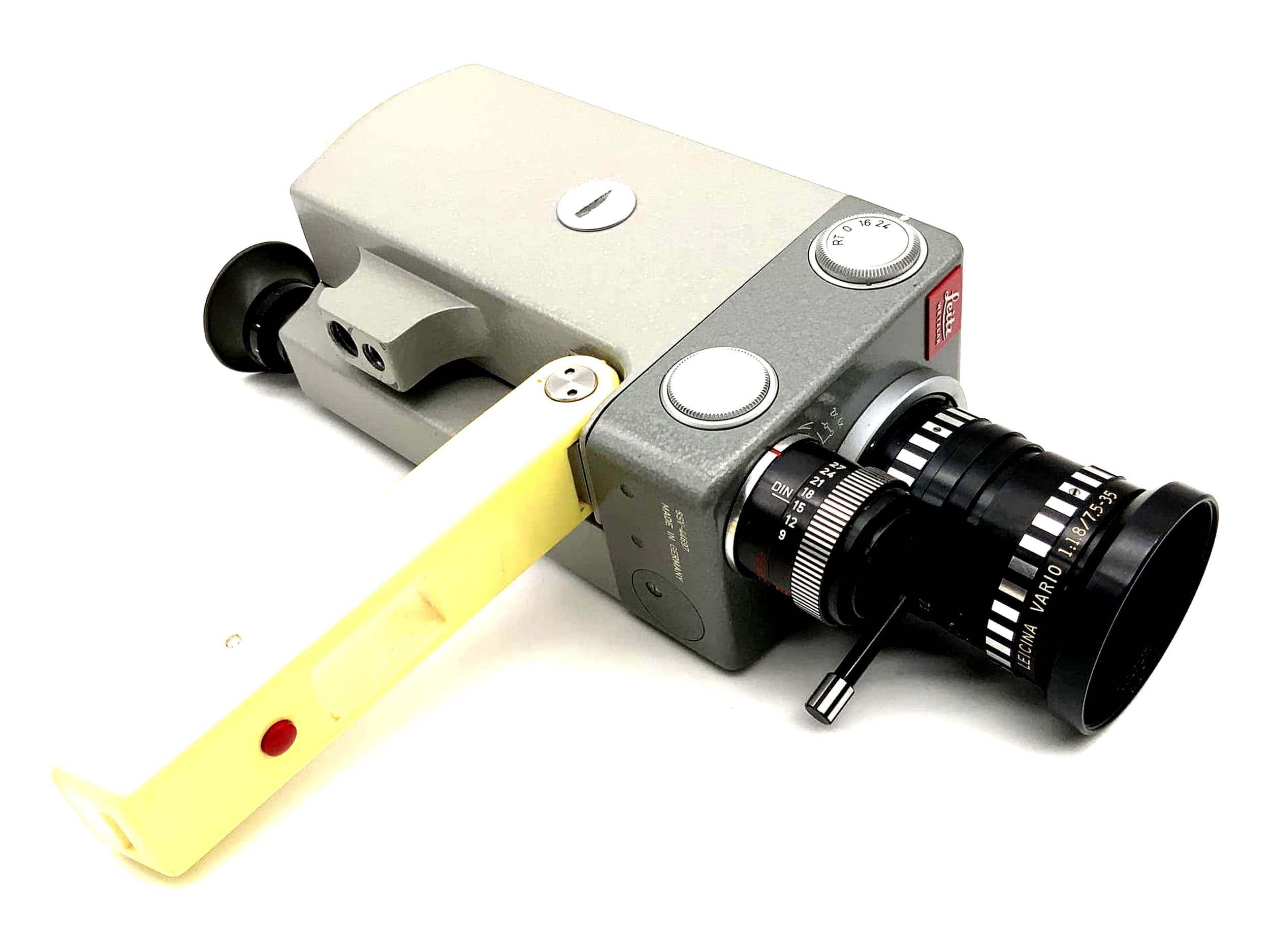 Leitz Leicina 8SV Filmkamera mit Leicina Vario 1:1.8/7.5-35mm Super 8 Kamera