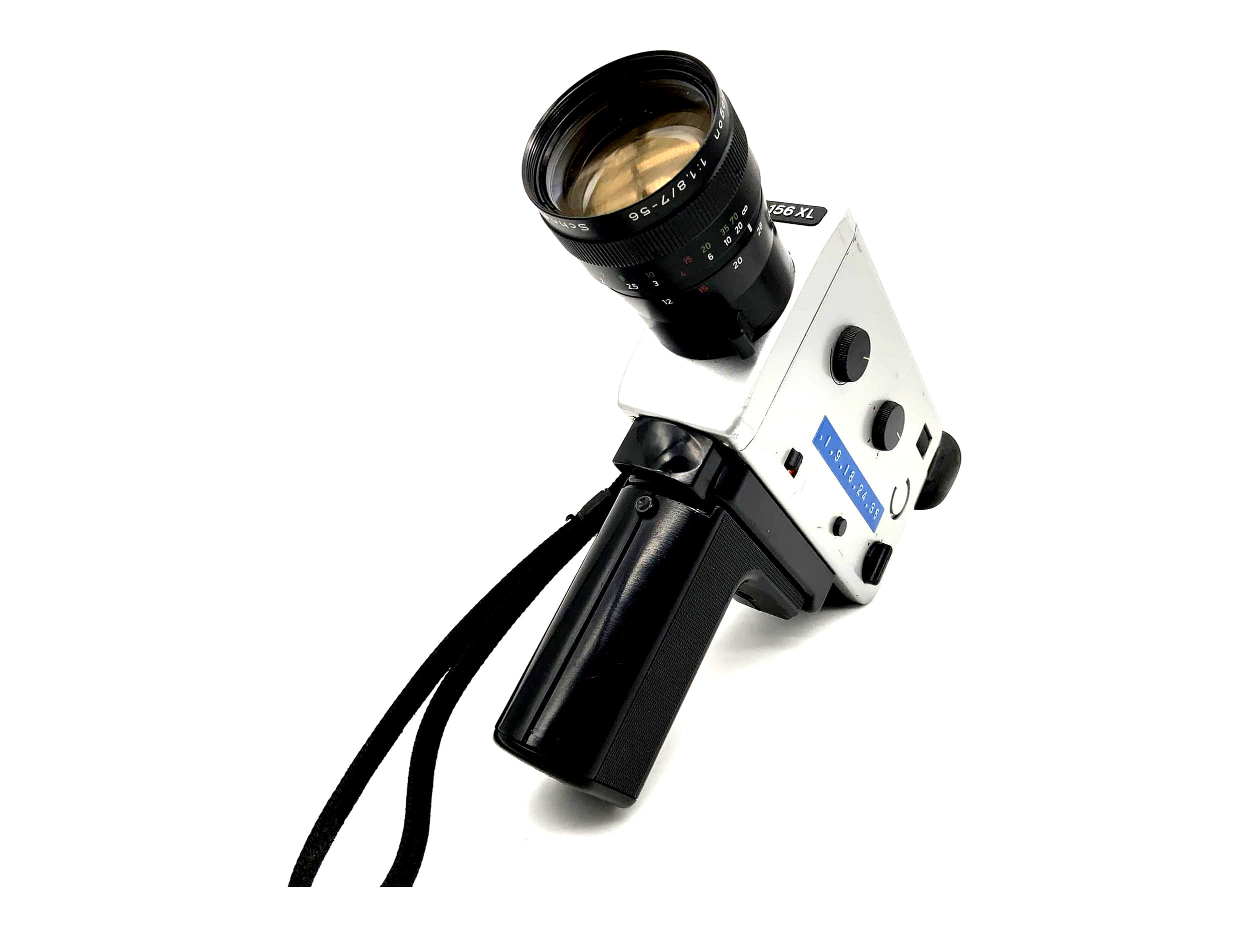 Braun Nizo 156 XL Filmkamera mit Schneider-Kreuznach Variogon 1:1.8/7-56 Super 8