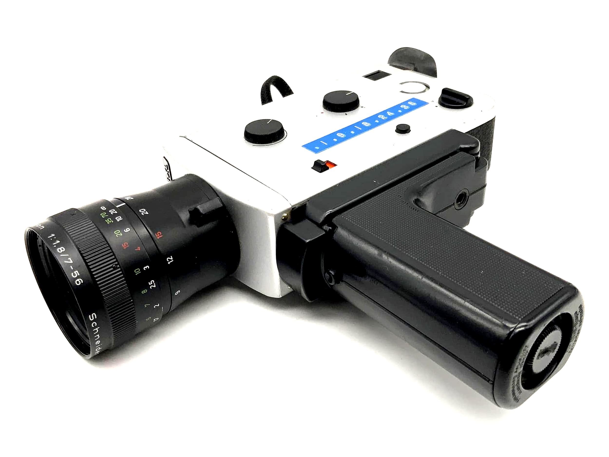 Braun Nizo 156 XL Filmkamera mit Schneider-Kreuznach Variogon 1:1.8/7-56 Super 8