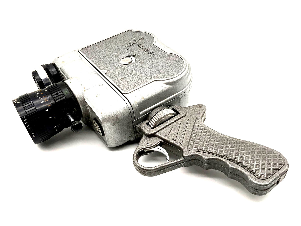 Caméra argentique Braun Nizo-8 Allmat Mod.2, objectif zoom Nizo 1:1.8 f=9-28, caméra Super 8