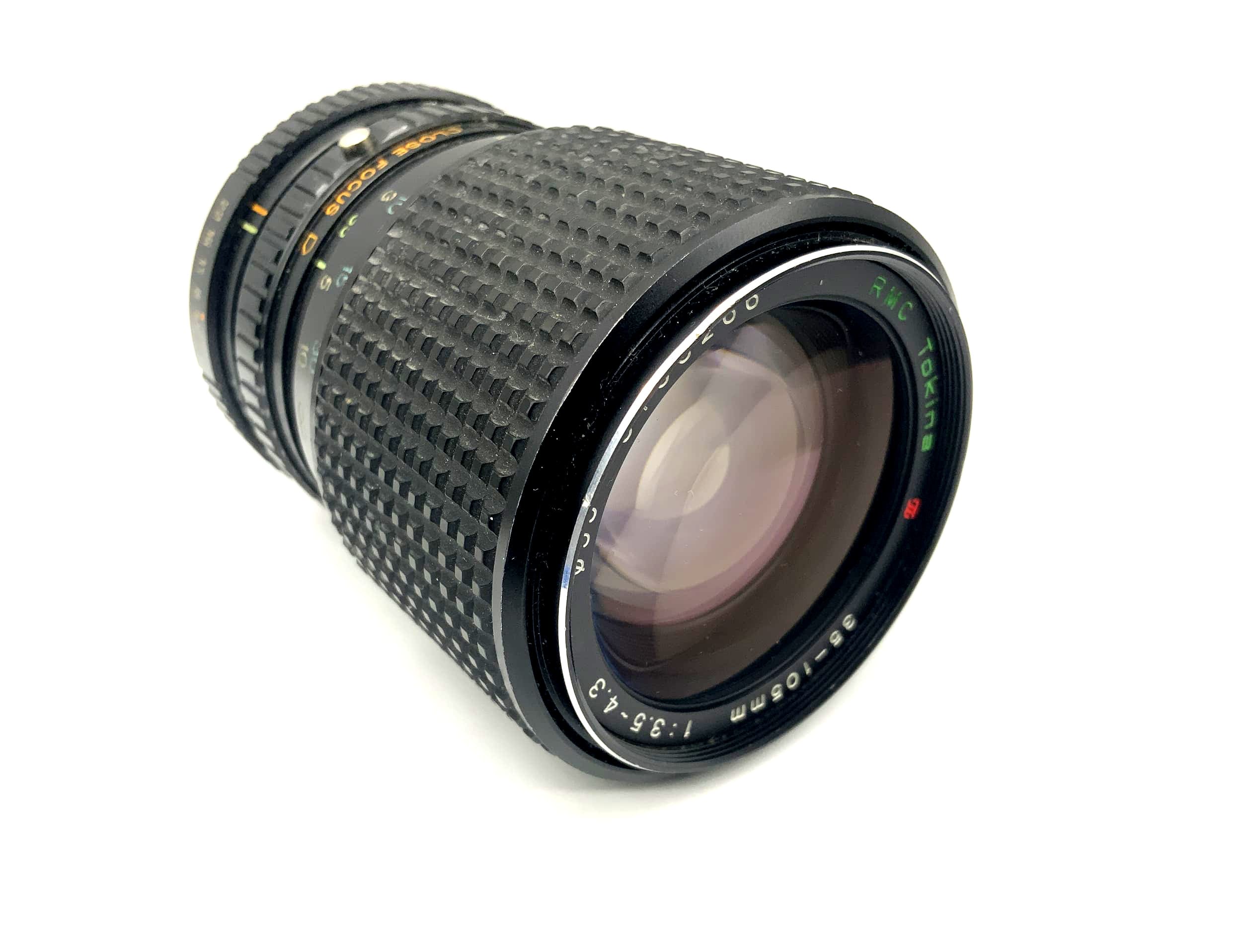 Tokina 35-105mm 1:3.5-4.3 Objektiv RMC Kamera Camera Lens (Pentax K)