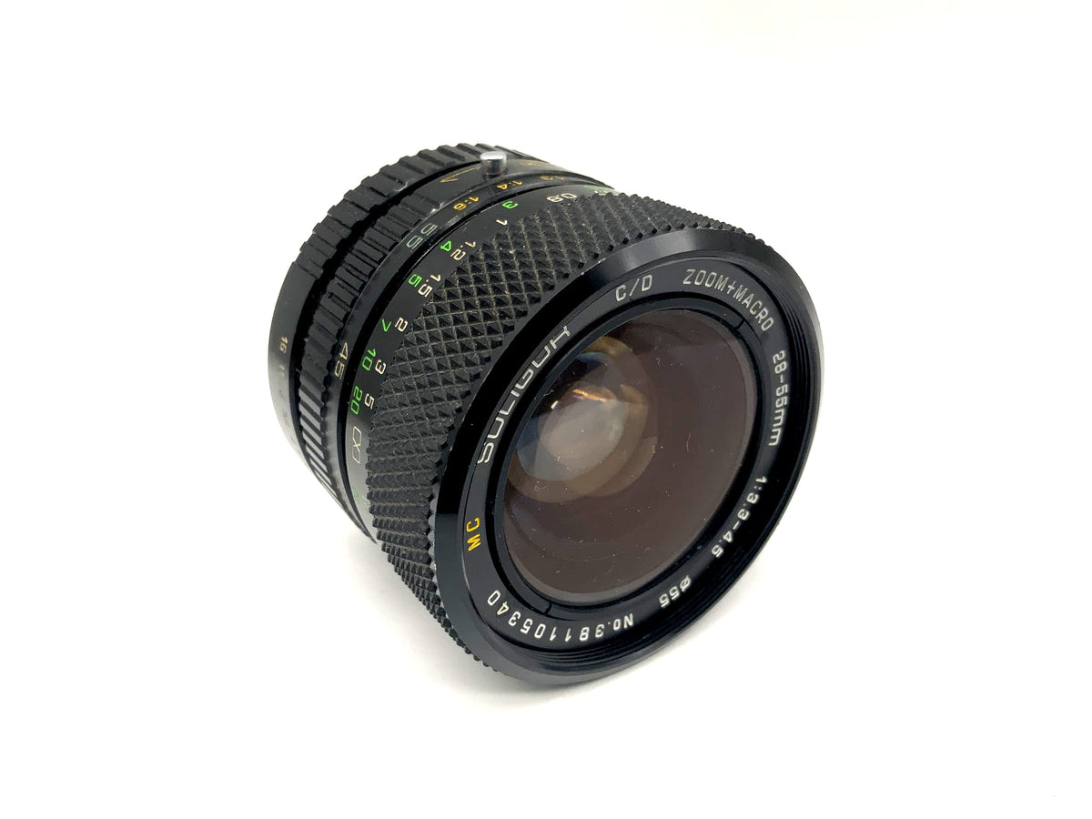 Soligor 28-55mm 1:3.3-4.5 Lens C/D Zoom+Macro MC Camera Lens (Pentax K)