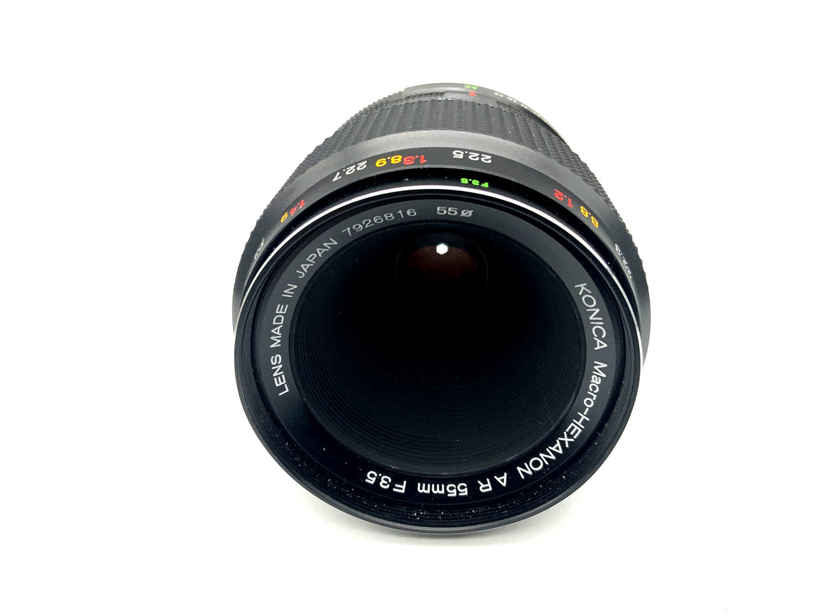 Konica 55mm 1:3.5 Objektiv Macro-Hexanon AR Kamera Camera Lens (Konica AR)