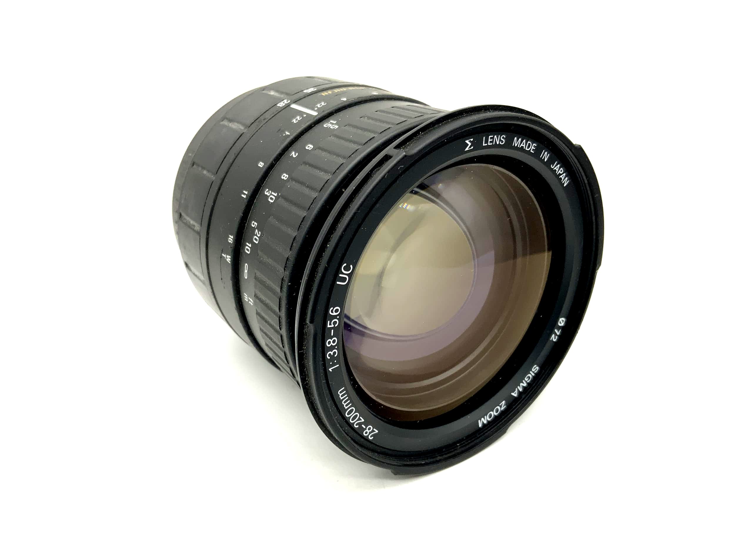 Sigma 28-200mm 1:3.8-5.6 Objektiv Zoom UC Aspherical Kamera Lens (Canon EF)