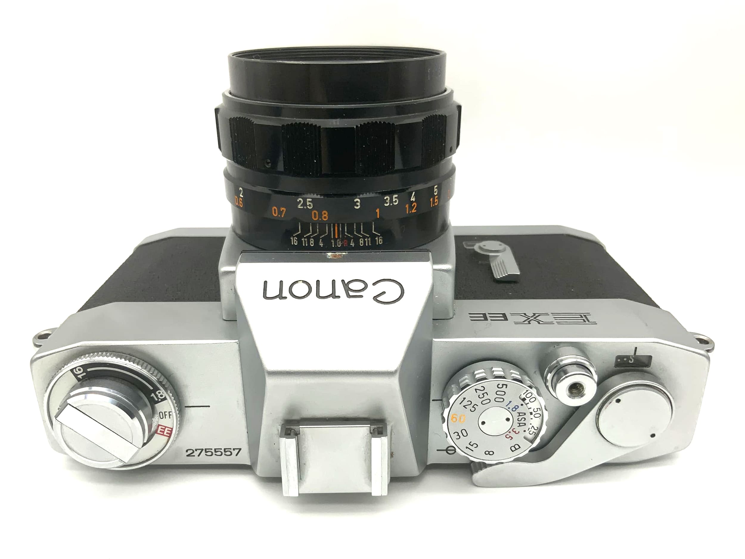 Canon EX EE 35mm Spiegelreflexkamera SLR analog Canon Lens EX 50mm 1:1.8 Body