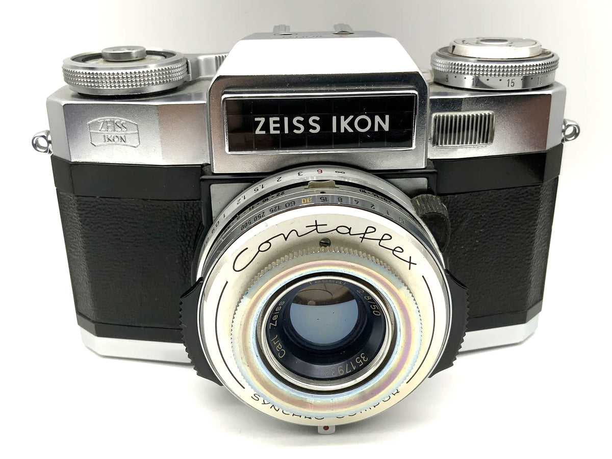 Zeiss Ikon Contaflex B 35mm SLR analogue with Tessar 2.8/50 Synchro Compur Body