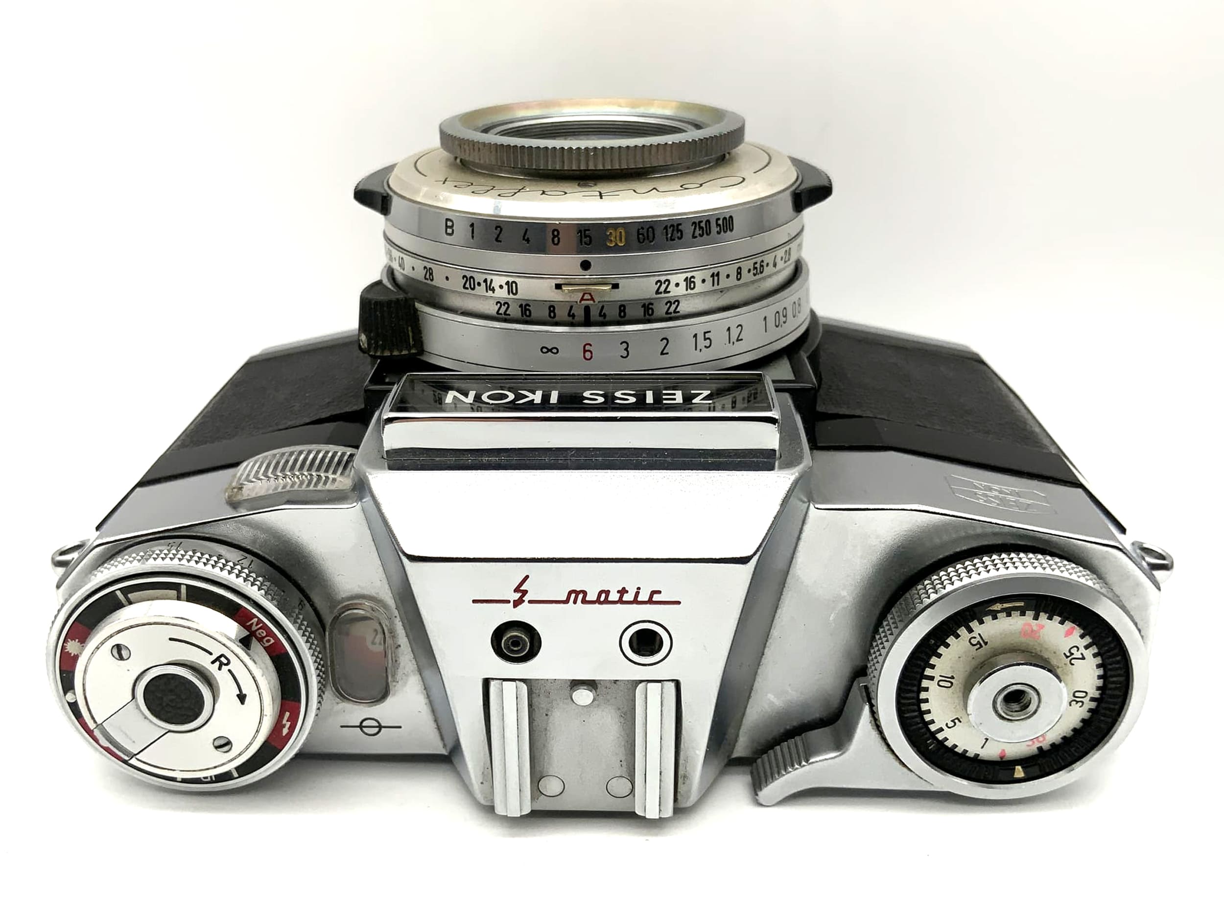 Zeiss Ikon Contaflex B 35mm SLR analog mit Tessar 2.8/50 Synchro Compur Body