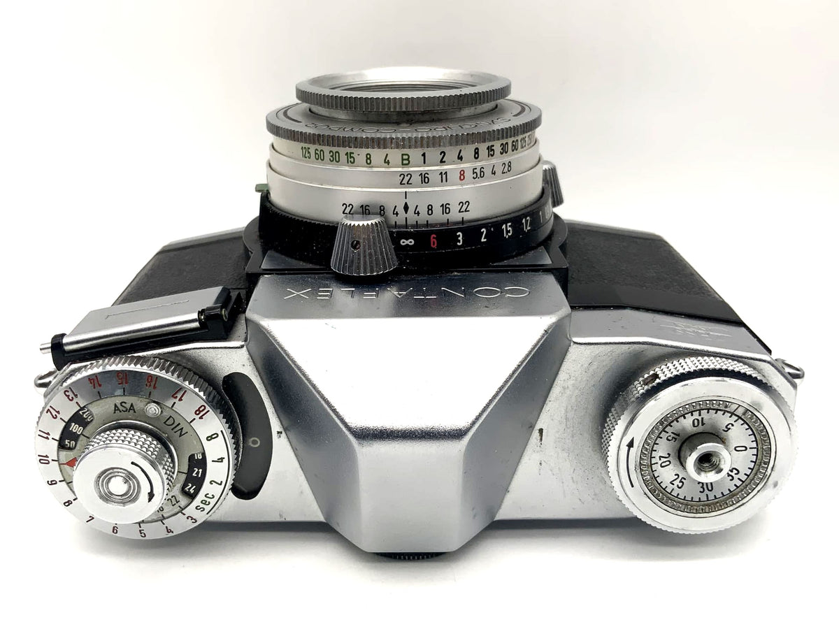Zeiss Ikon Contaflex 35mm SLR analog with Tessar 2.8/50 Synchro Compur Body