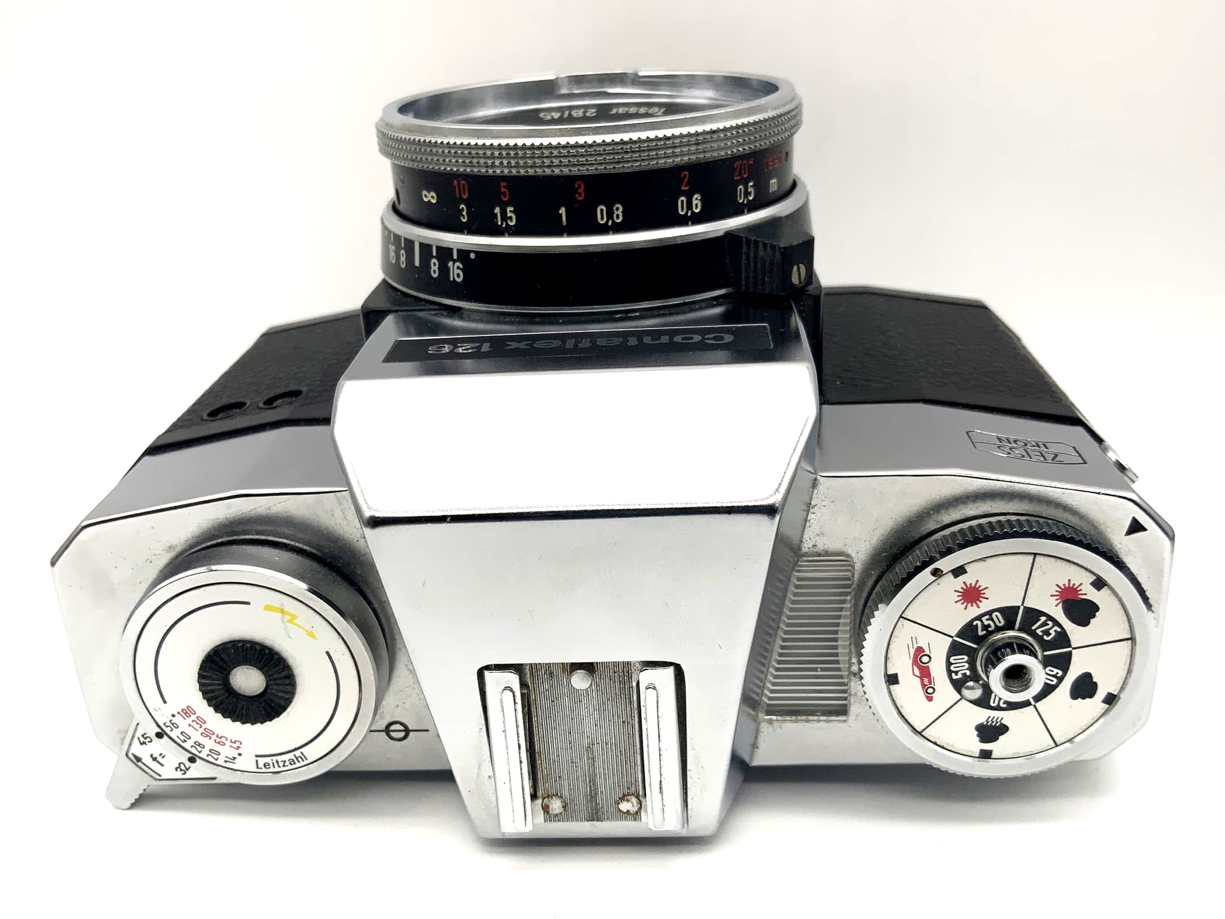 Zeiss Ikon Contaflex 126 35mm SLR analog mit Carl Zeiss Tessar 2.8/45 Body