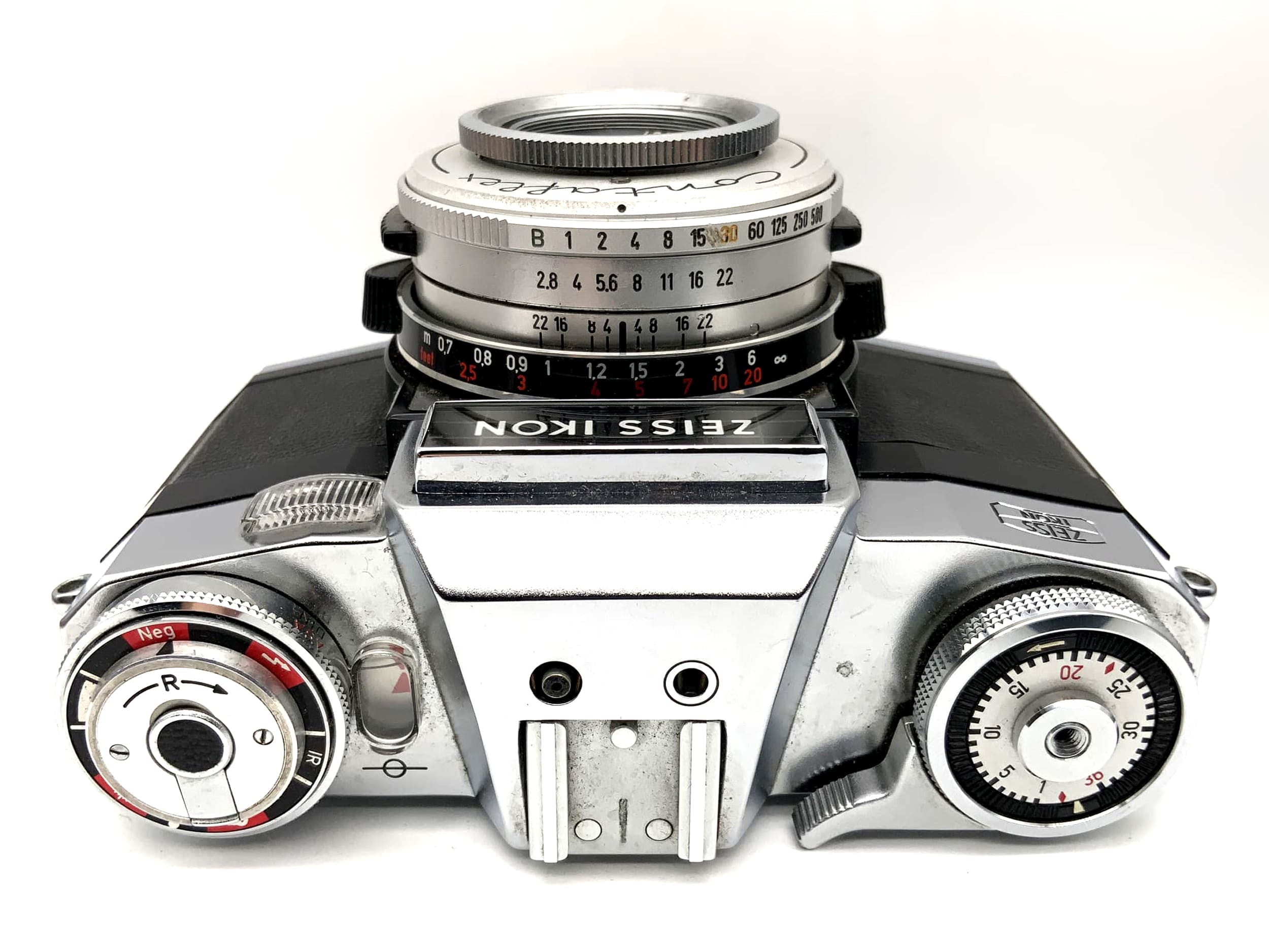 Zeiss Ikon Contaflex B 35mm SLR Tessar 2.8/50 Synchro Compur-X Body Beli defekt!
