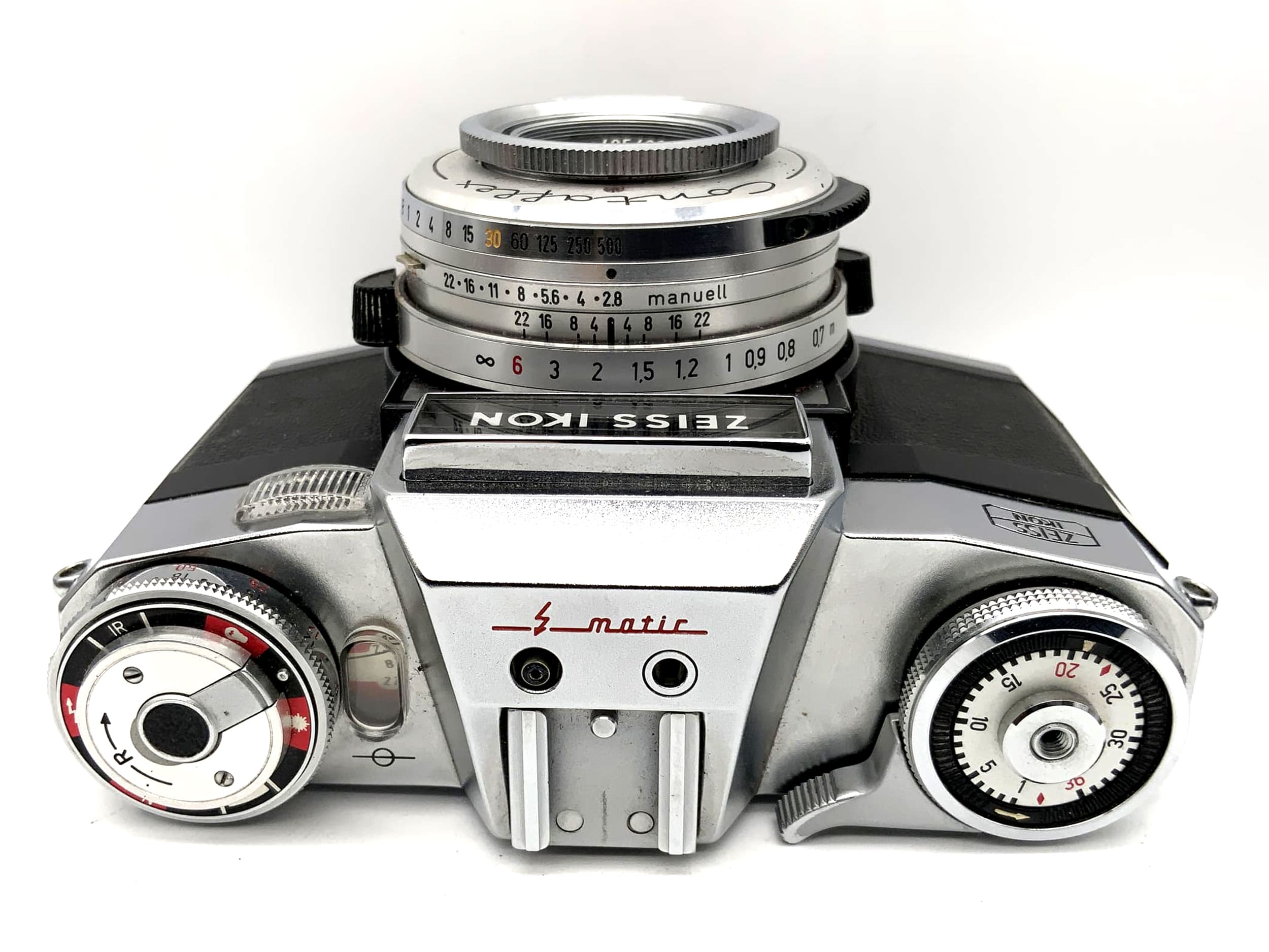 Zeiss Ikon Contaflex B 35mm SLR Tessar 2.8/50 Synchro Compur-X Body Beli defekt!