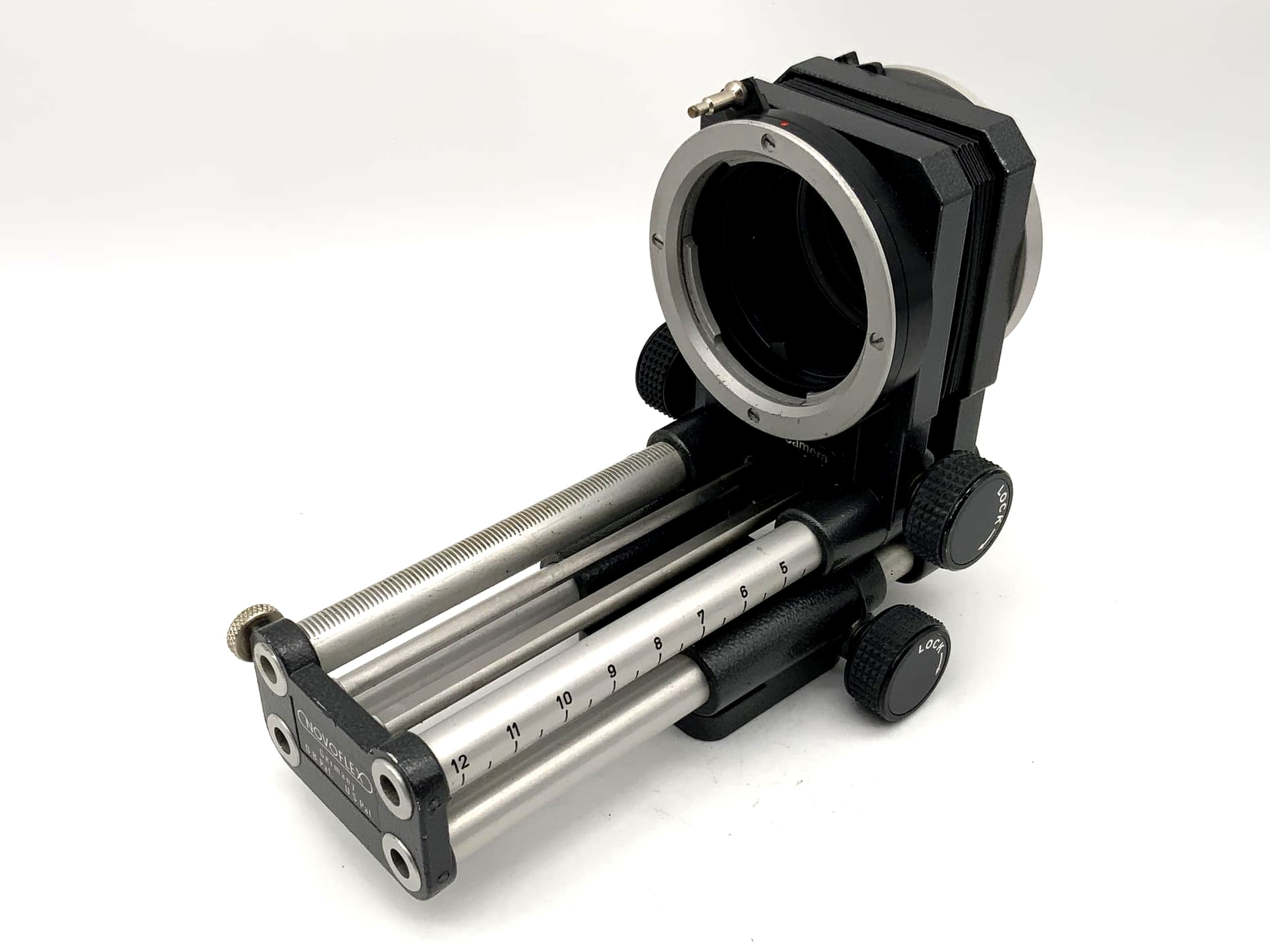 Novoflex Balgen schwarz Bellows Automatik Balgengerät Makrobalgen (Minolta MD)