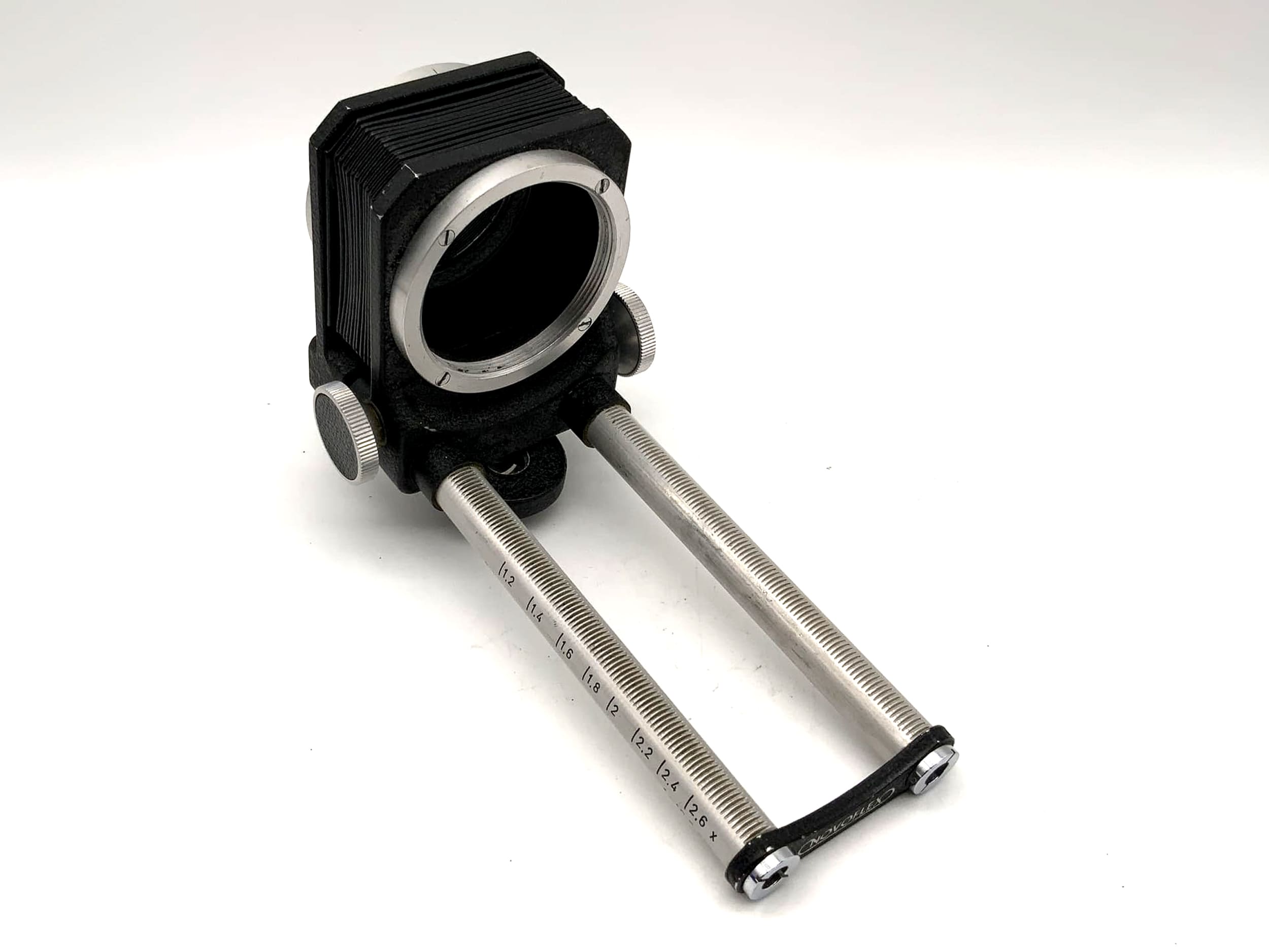 Novoflex Balgengerät Cobal-S schwarz Bellows Makrobalgen (M42)