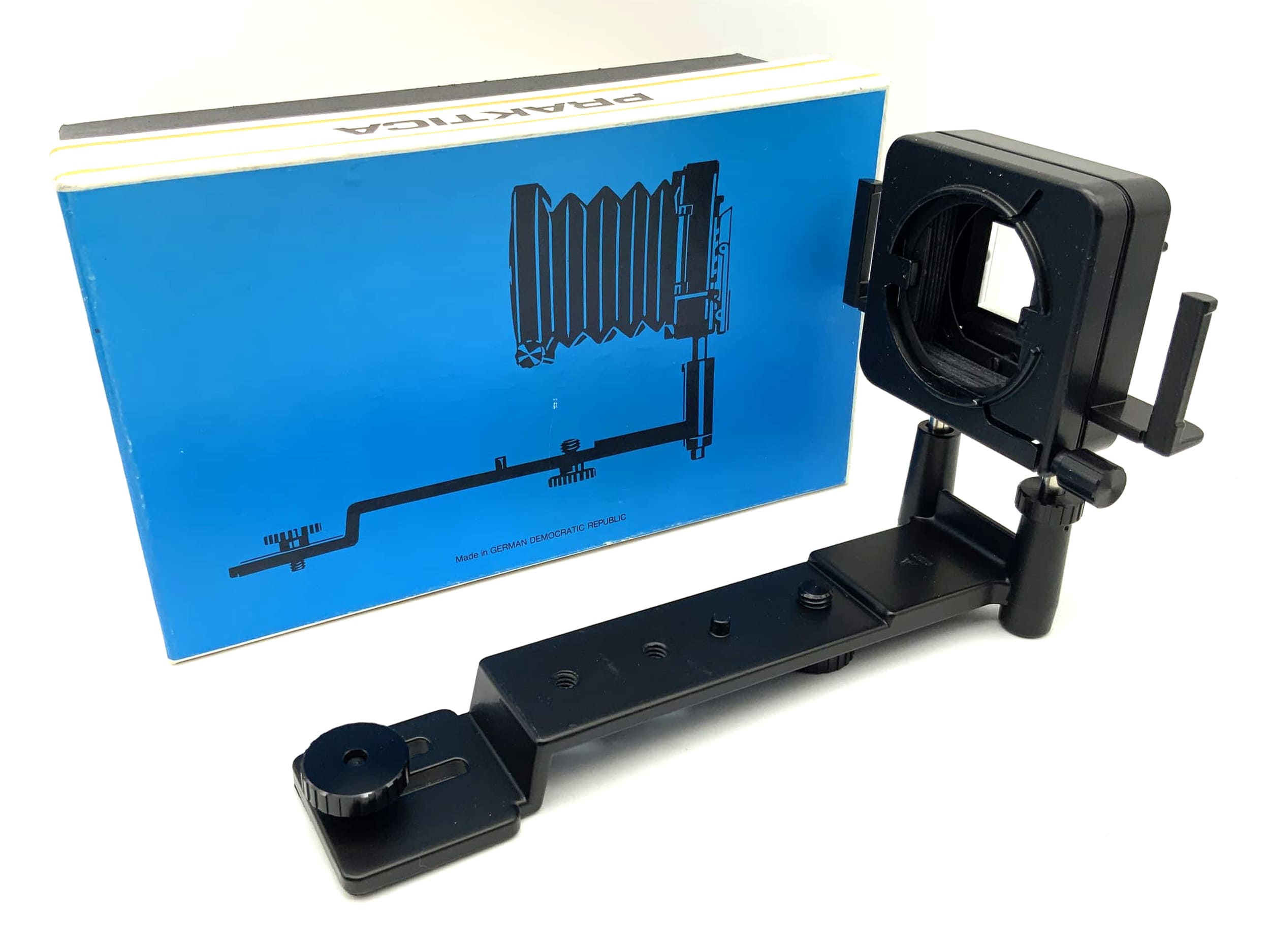 Pentacon Diaduplikator 961 350 schwarz Slide Duplicator Dia Kopievorsatz in OVP