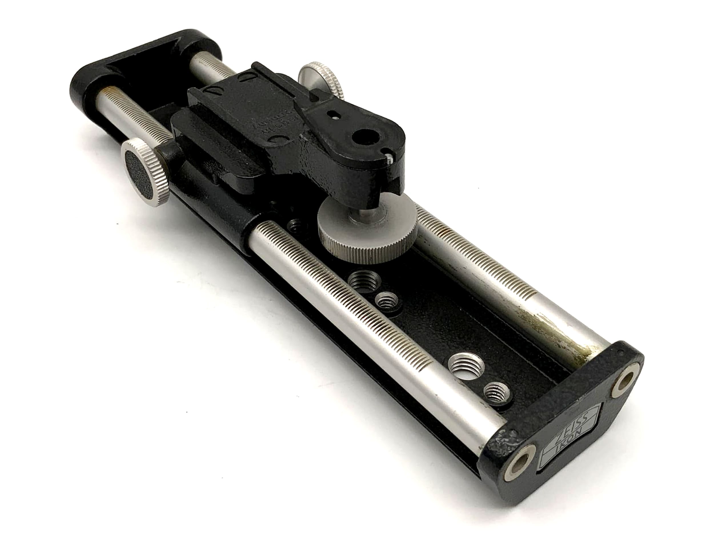 Zeiss Ikon Einstellschlitten schwarz Makroschlitten focusing Rack