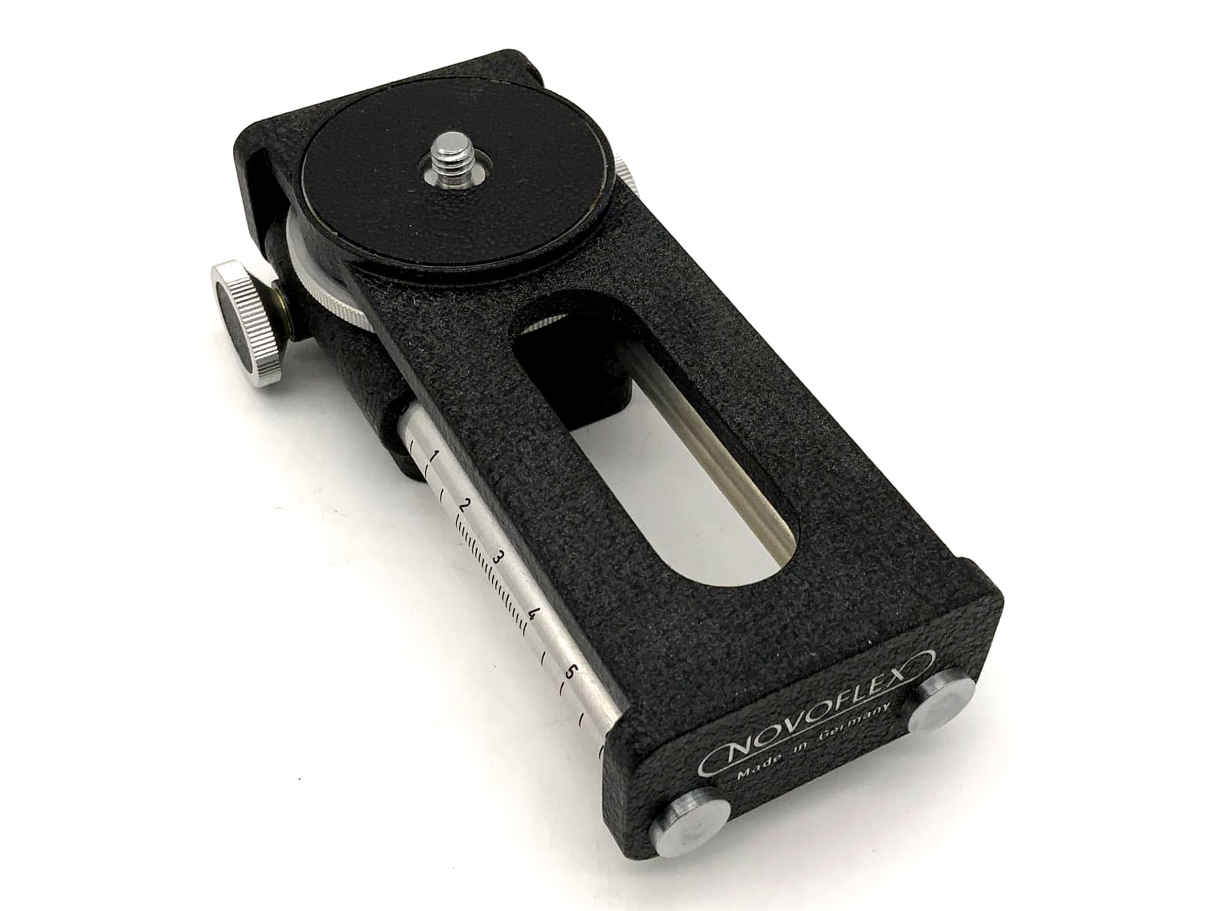 Novoflex Einstellschlitten Castel schwarz Makroschlitten focusing Rack