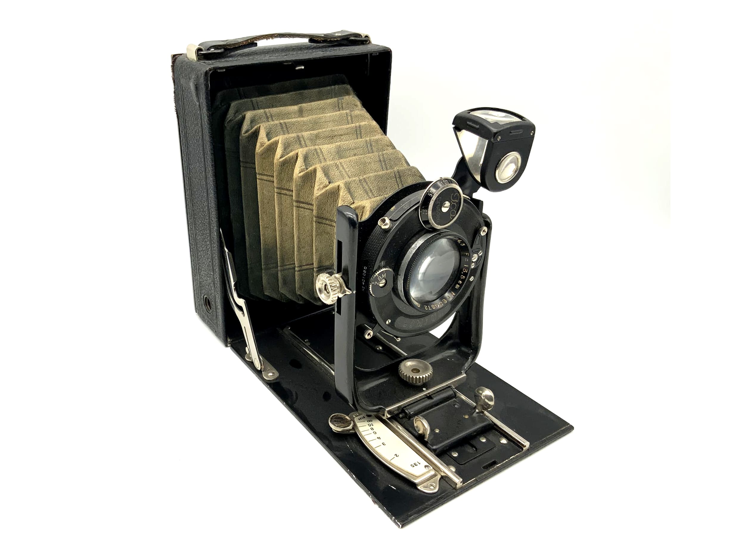 Ica Dresden Volta 146/1 Plattenkamera mit Novar Anastigmat 1:4.5 F=13,5cm Compur