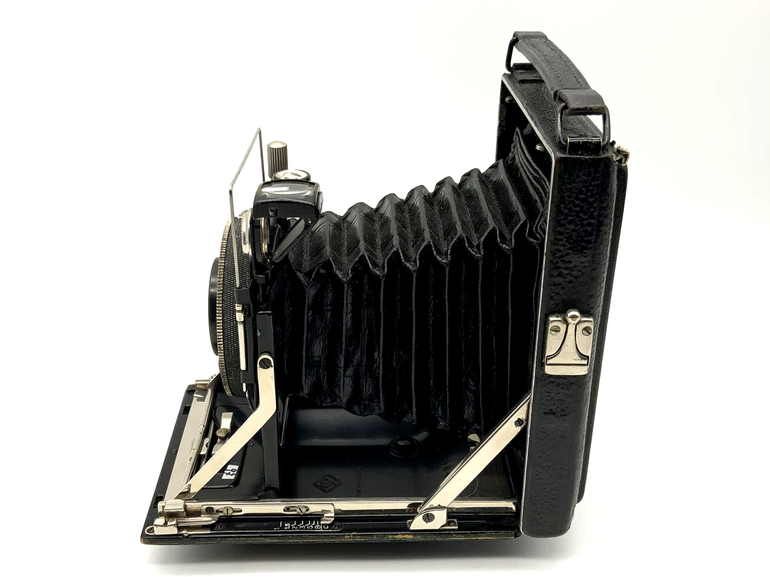 KW Patent Etui Plattenkamera mit Carl Zeiss Tessar 1:4.5 f=10,5cm Compur