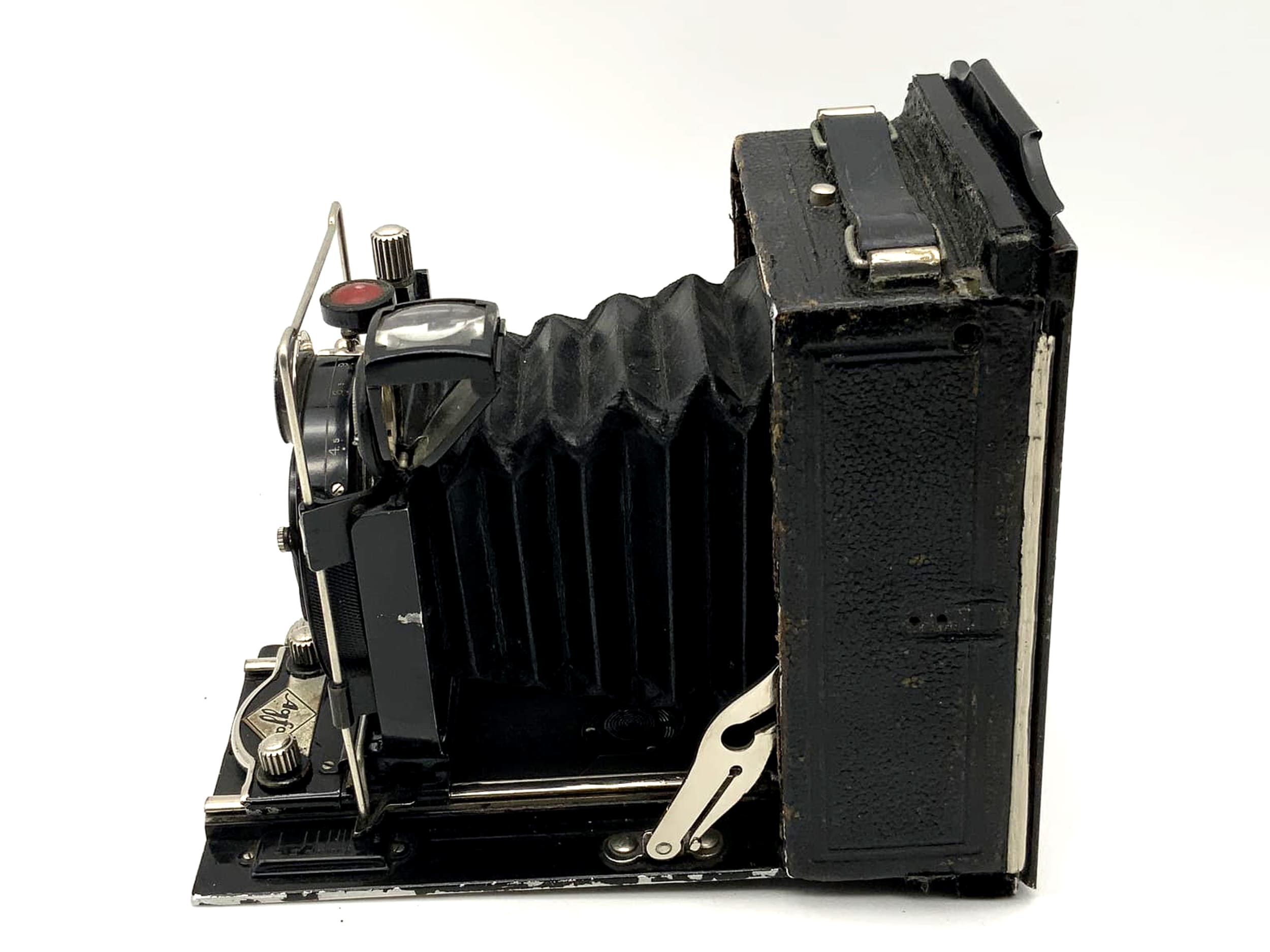 Agfa Isolar 404 Plattenkamera mit Doppel-Anastigmat 1:4.5 F=10,5cm Compur