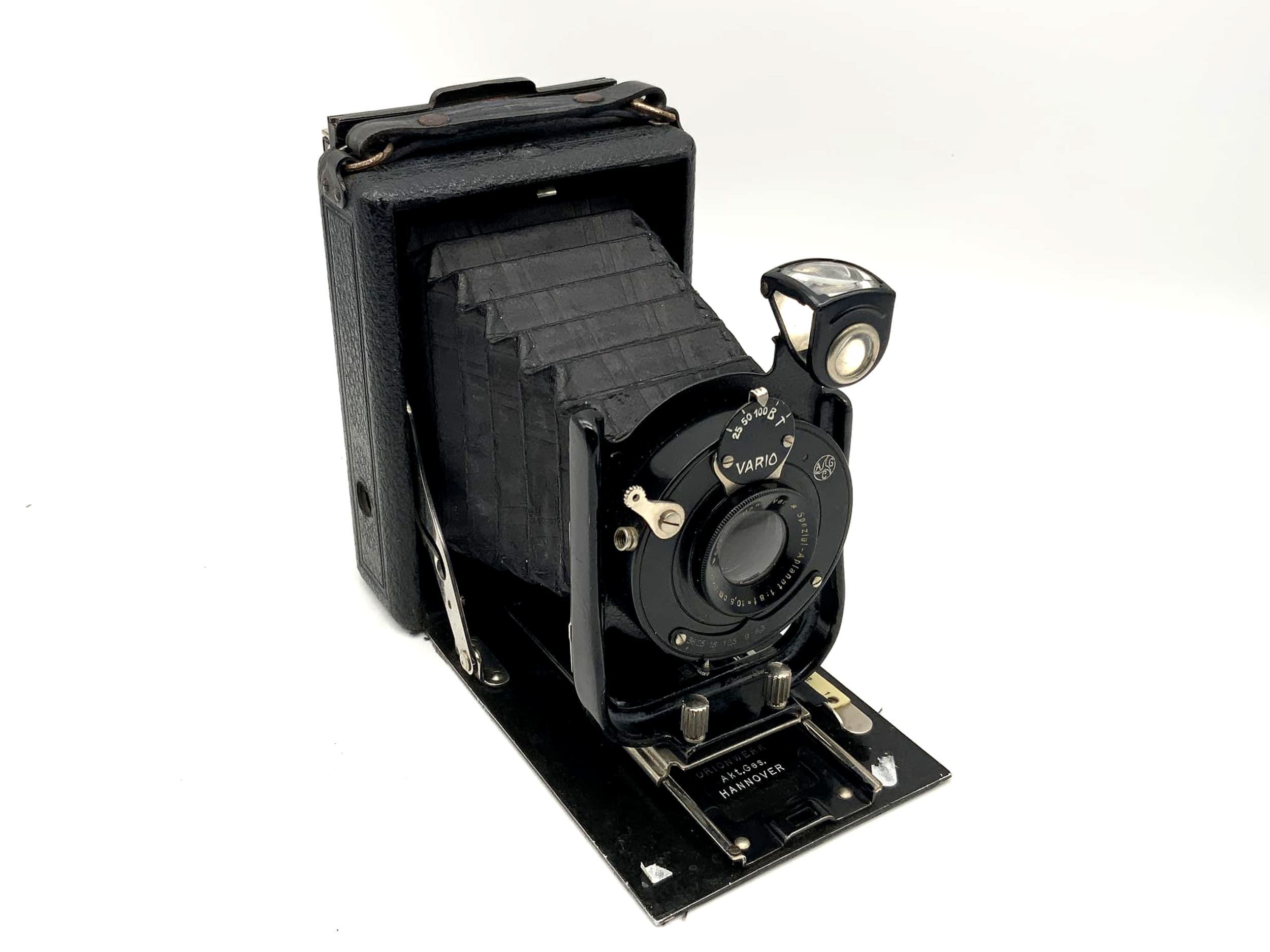 Orion Plattenkamera mit Spezial-Aplanat 1:8 f=10,5cm Vario Analogkamera