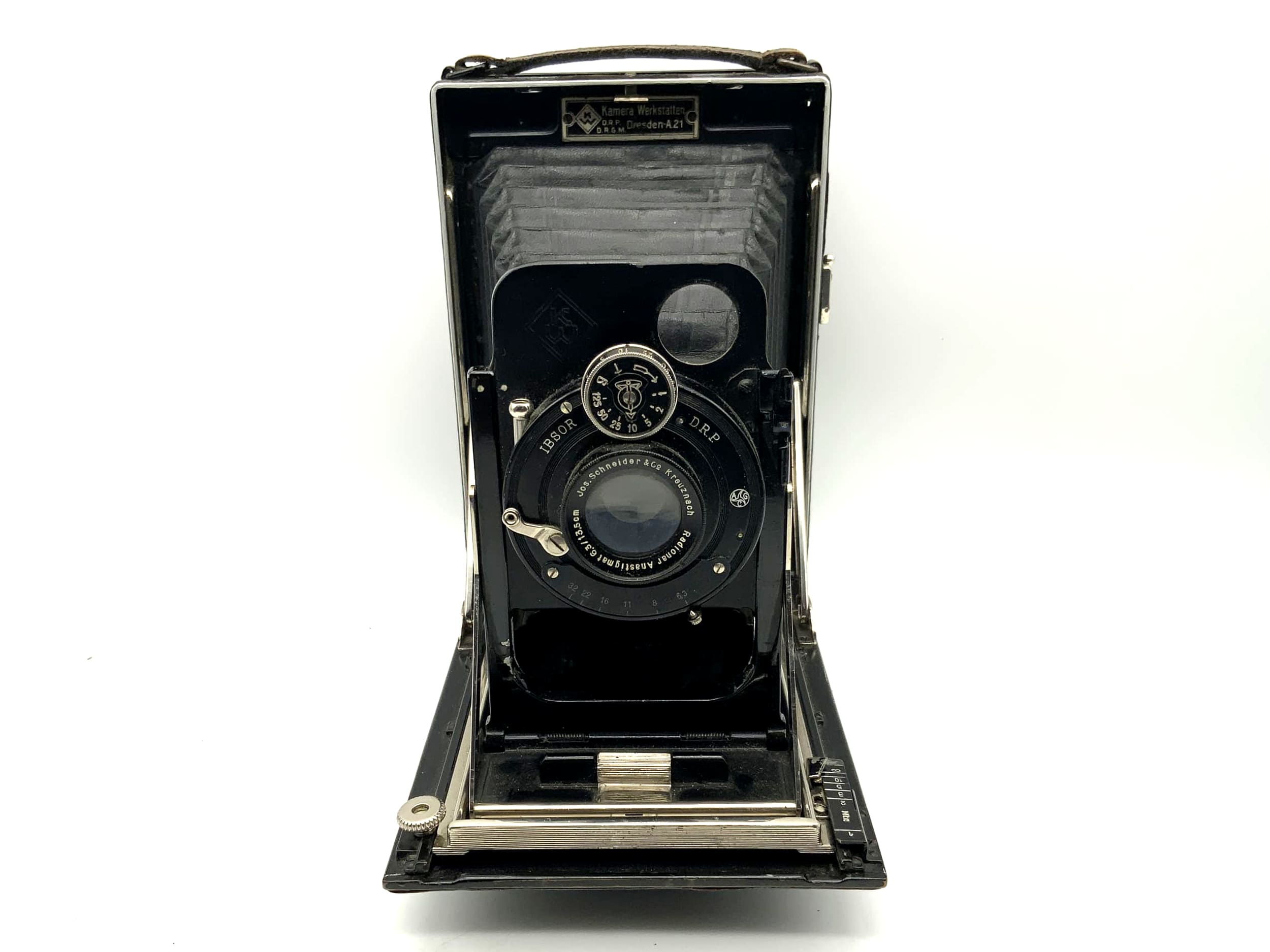 KW Patent Etui Plattenkamera Radionar 6.3/13,5cm mit Rollex Patent für Rollfilm