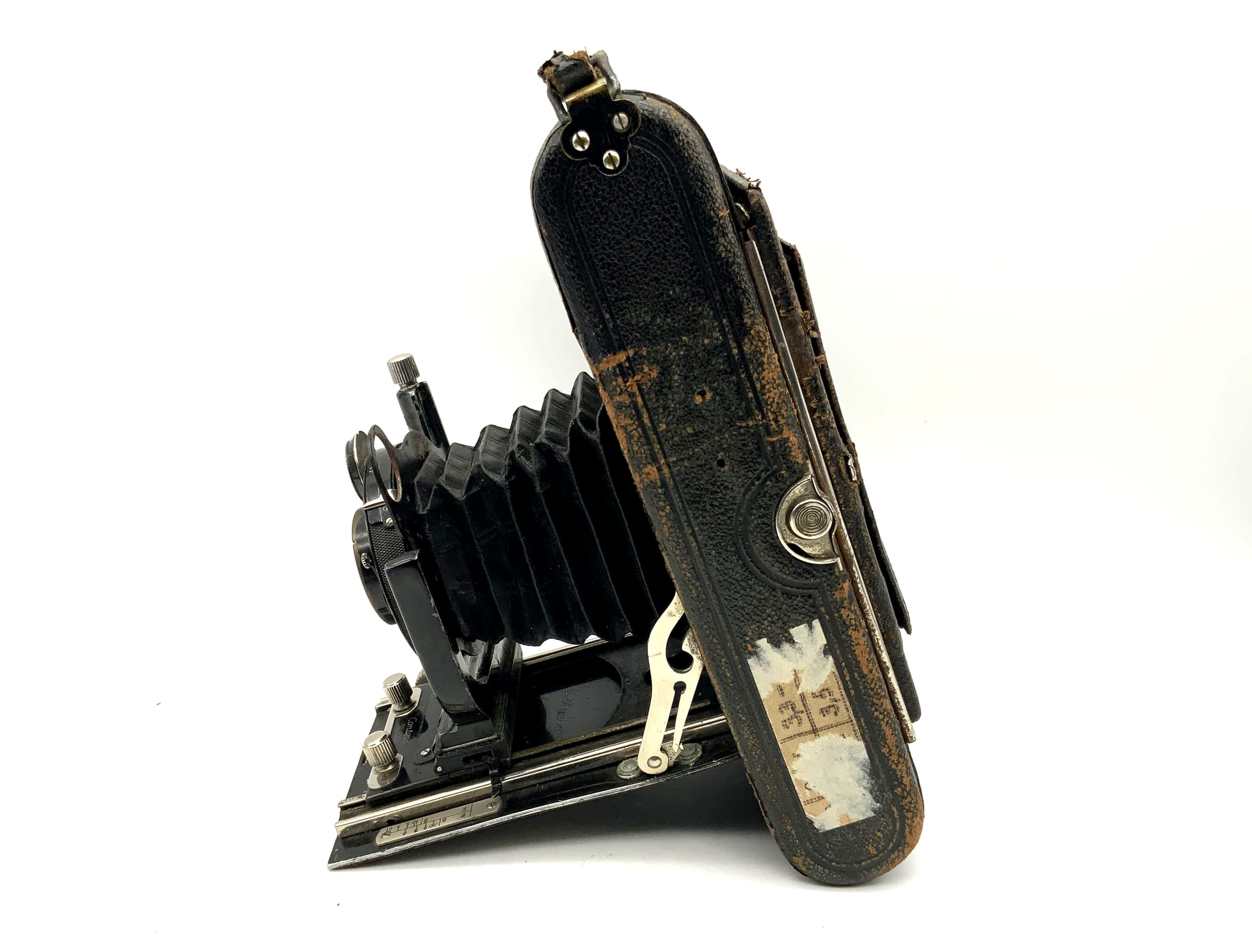 Contessa Nettel Duroll Plattenkamera mit Carl Zeiss Tessar 1:4.5 f=13,5cm Compur